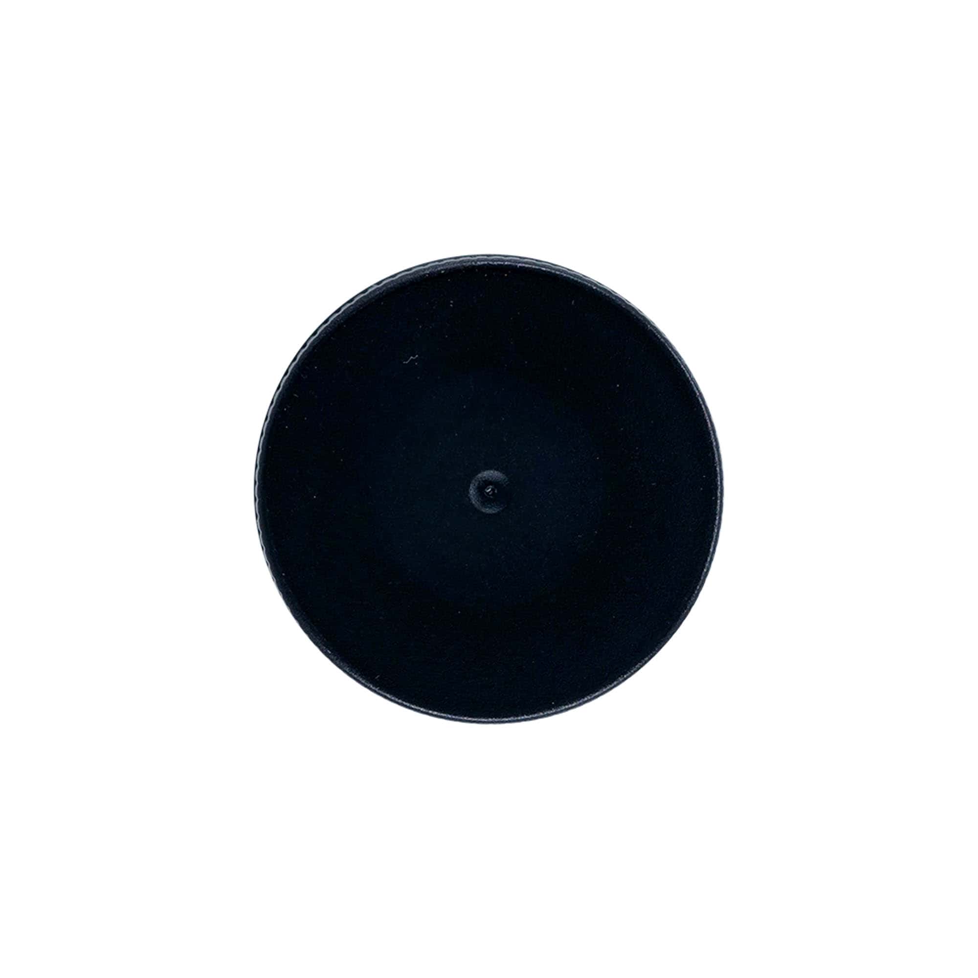Bougage à vis avec insert EPE, plastique PP, noir, pour bouchage: DIN 40