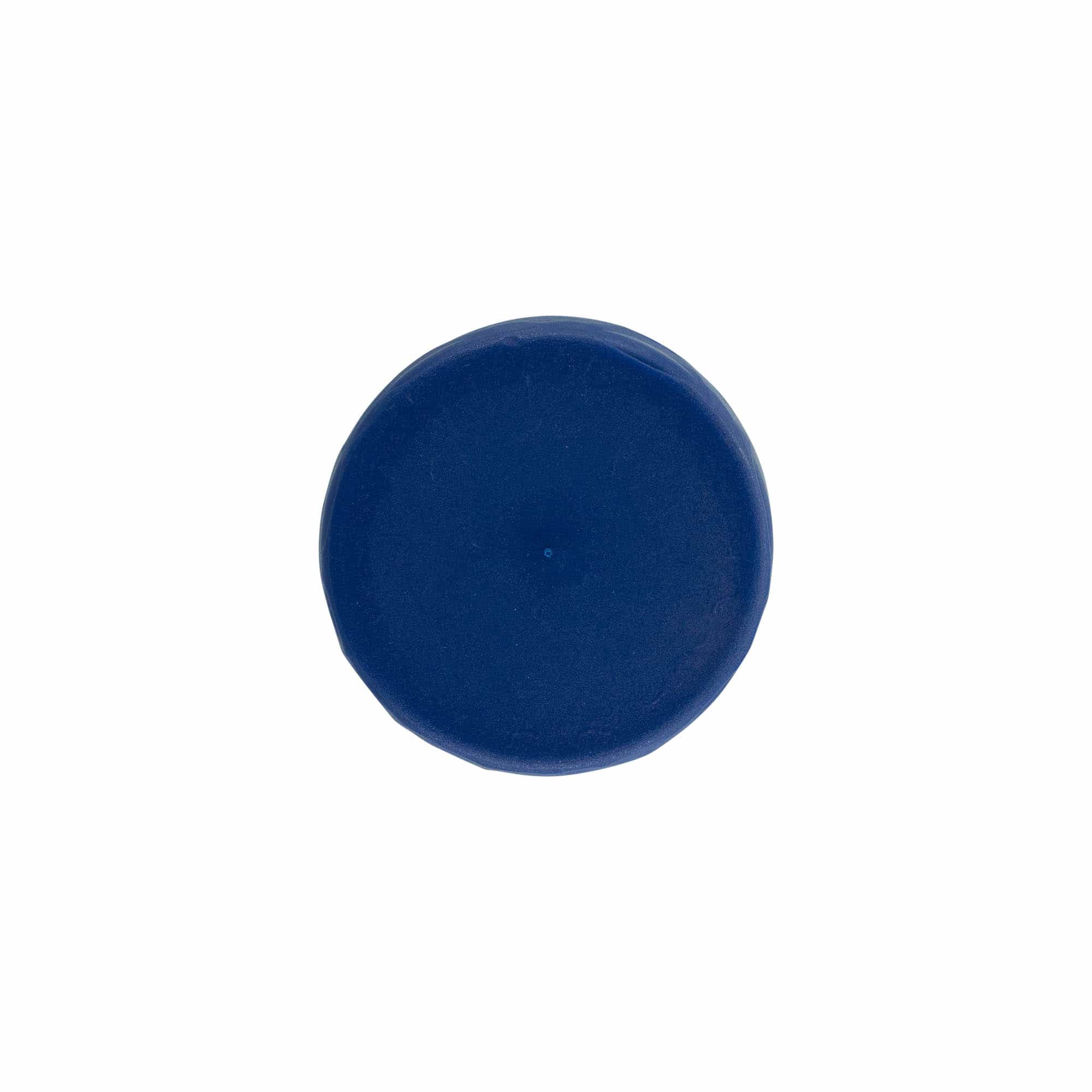 Couvercle à emboîtement pour pot en céramique à col étroit, plastique HDPE, bleu