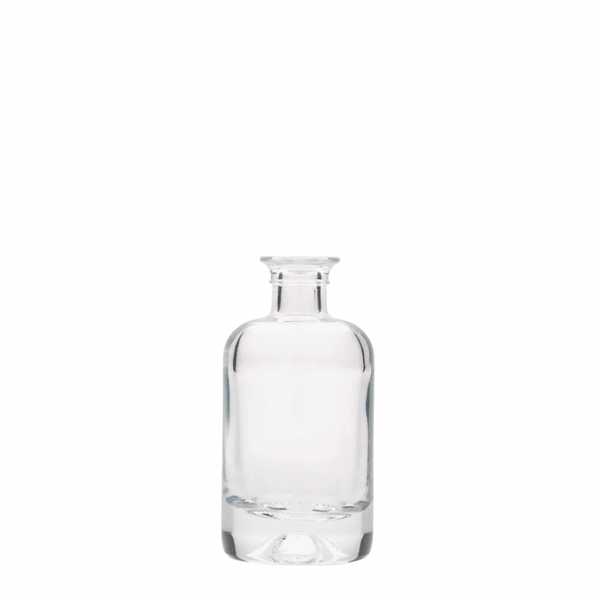 Flacon en verre de 40 ml, type pharmacien, ouverture : liège