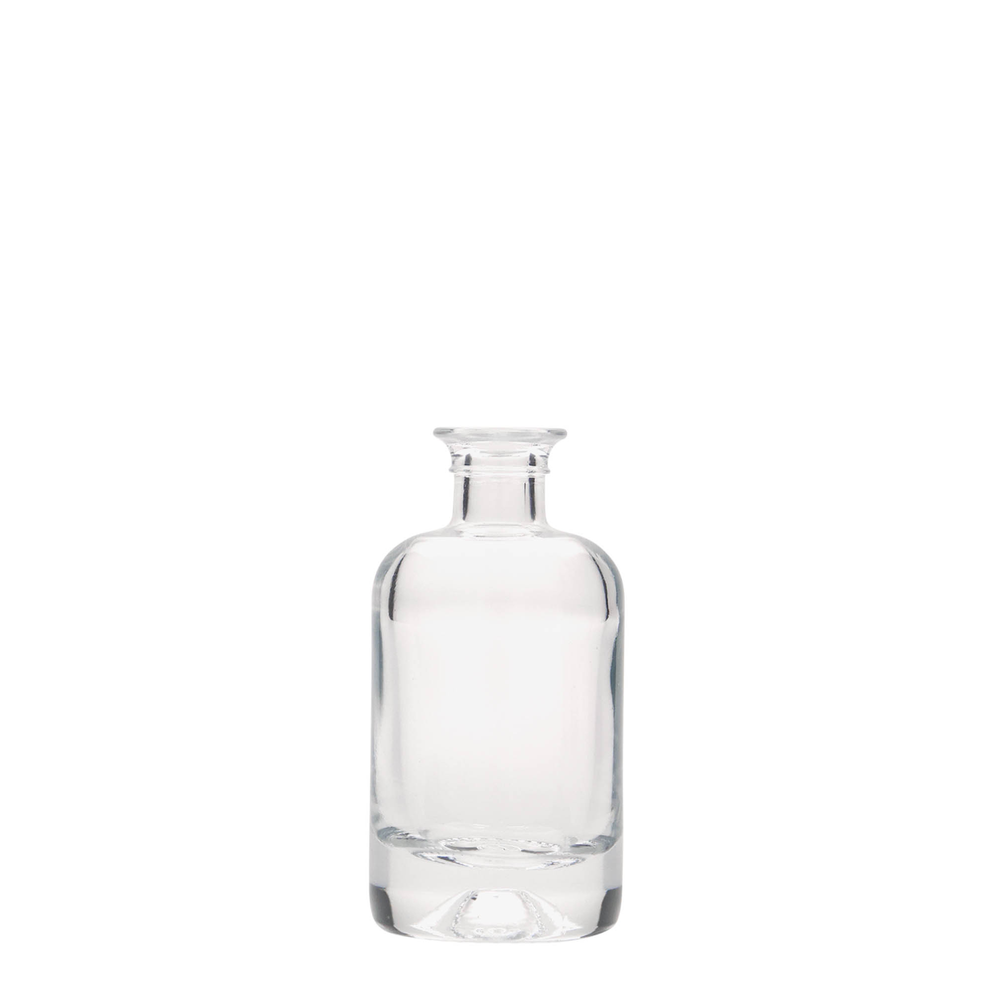 Flacon en verre de 40 ml, type pharmacien, ouverture : liège