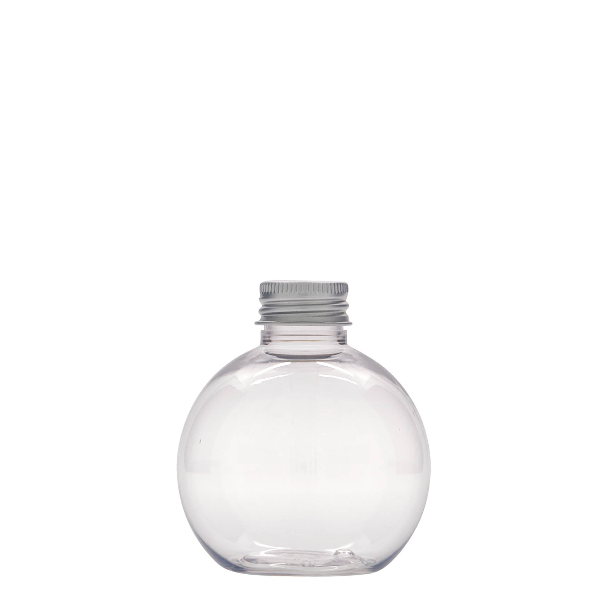 Bouteille PET 150 ml 'Perry', ronde, plastique, col : 24/410 Bouteille PET 150 ml 'Perry', ronde, plastique, col : 24/410
