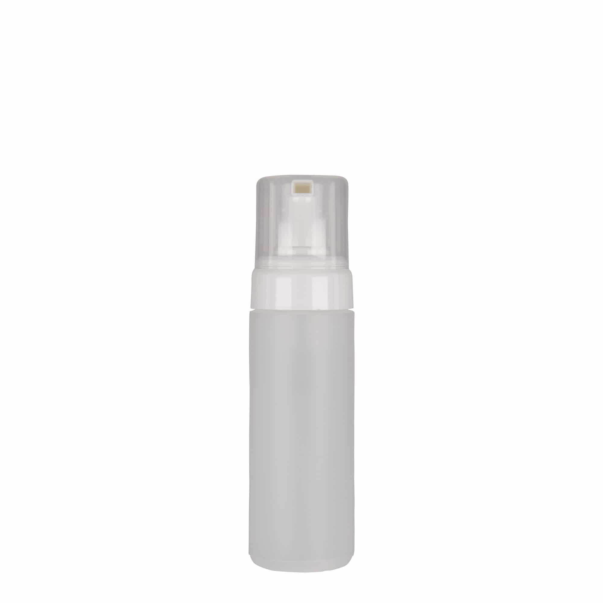 Flacon distributeur de 150 ml « Foamer », plastique PE, naturel, ouverture : bouchon à vis