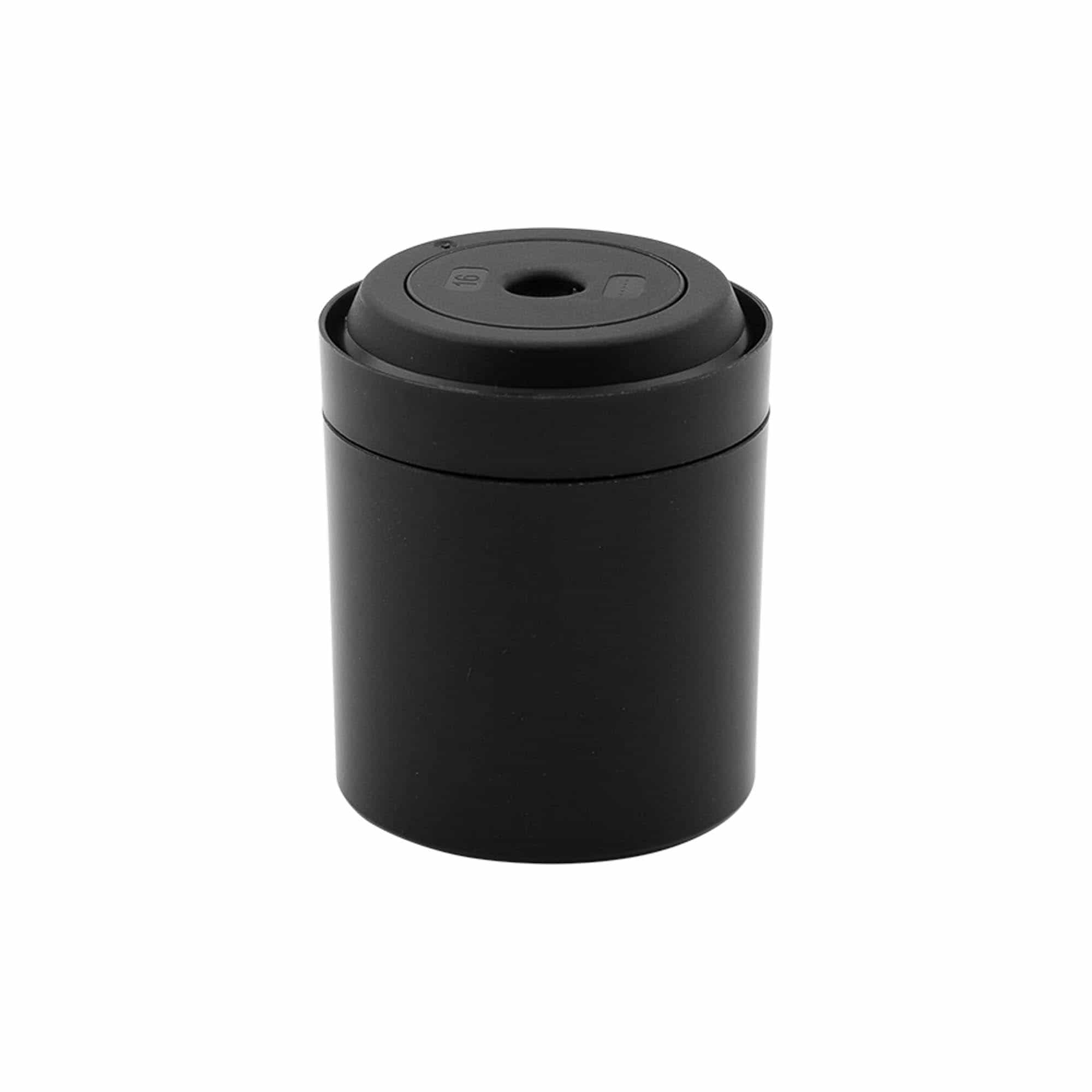 Pompe distributeur sans air 'Mezzo', plastique PP, noir