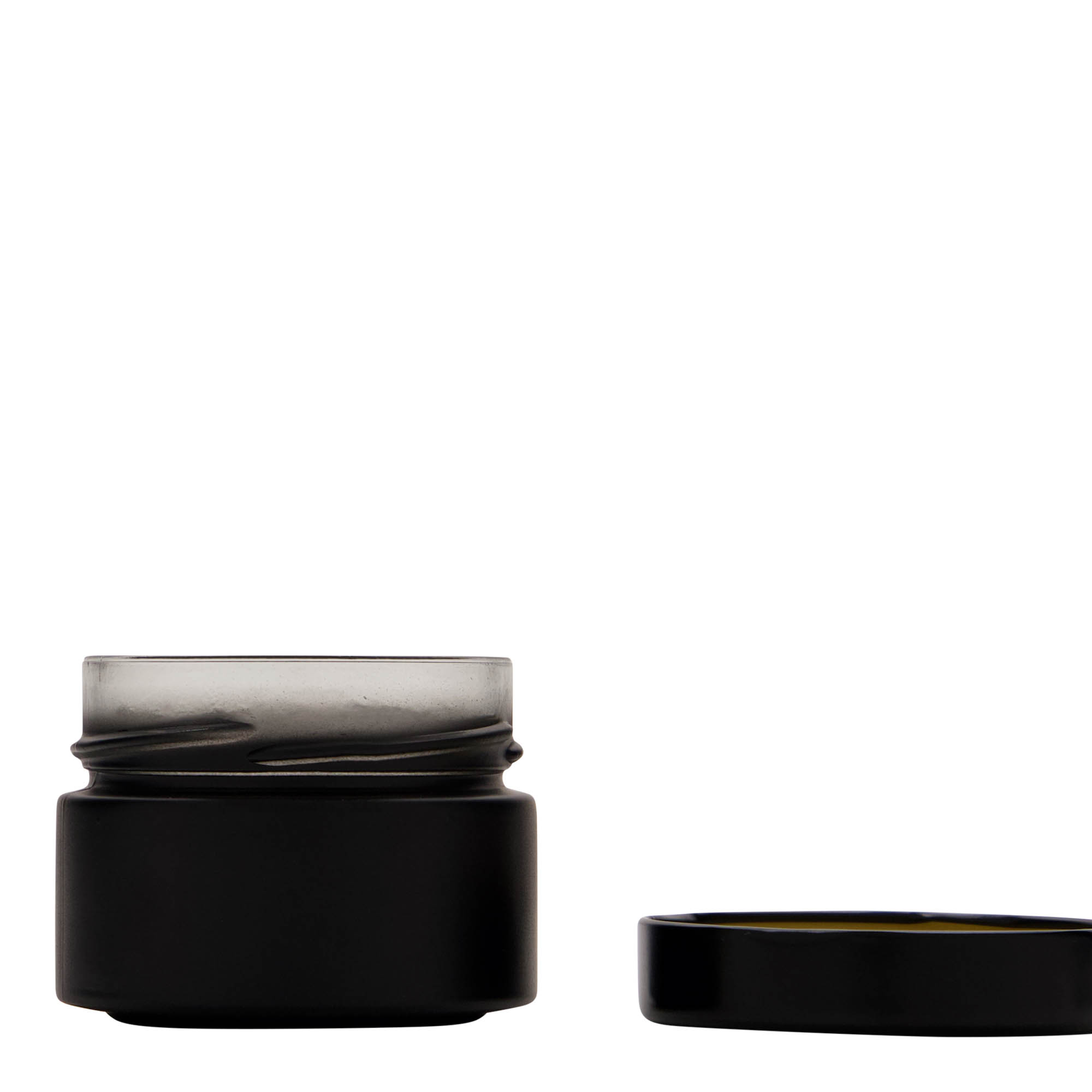 Verre rond 130 ml 'Aurora', noir, ouverture : Deep-Twist-Off (DTO 66)