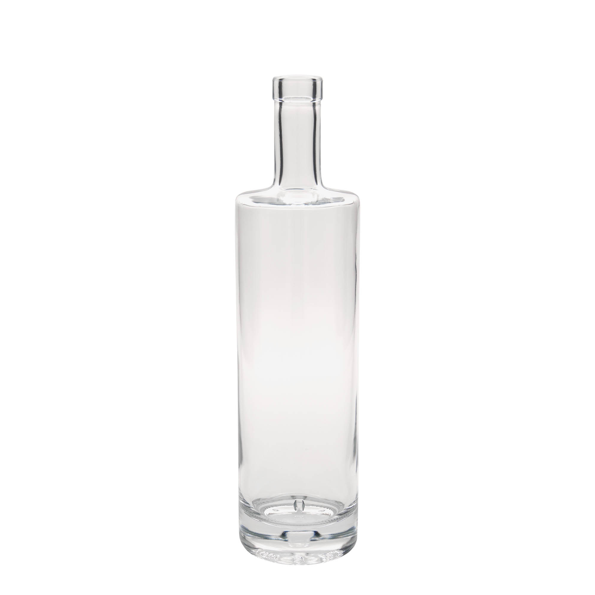 Bouteille en verre 700 ml 'Titano', ouverture : bouchon en liège Bouteille en verre 700 ml 'Titano', ouverture : bouchon en liège