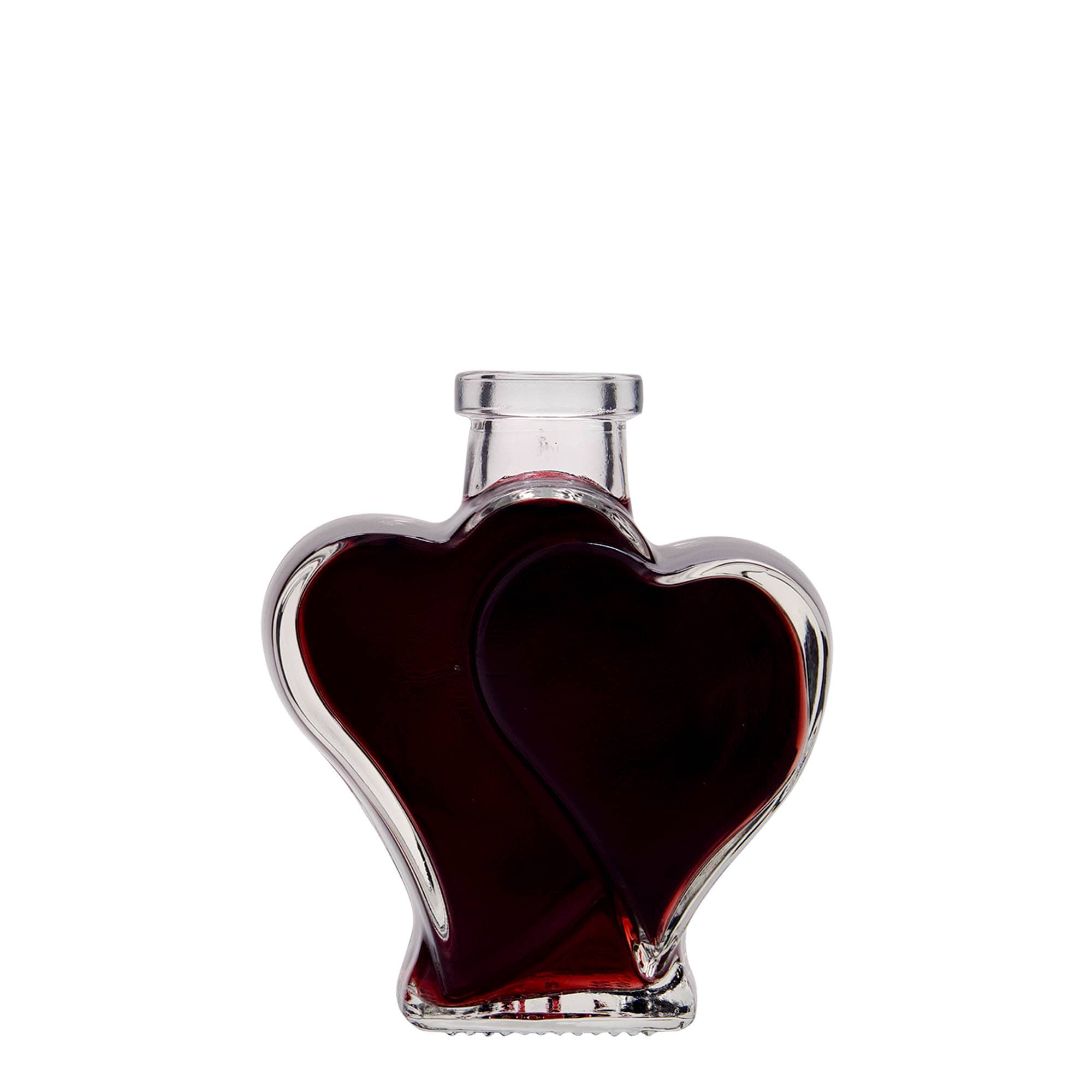 Flacon en verre de 200 ml « Doppelherz », ouverture : liège Flacon en verre de 200 ml « Doppelherz », ouverture : liège