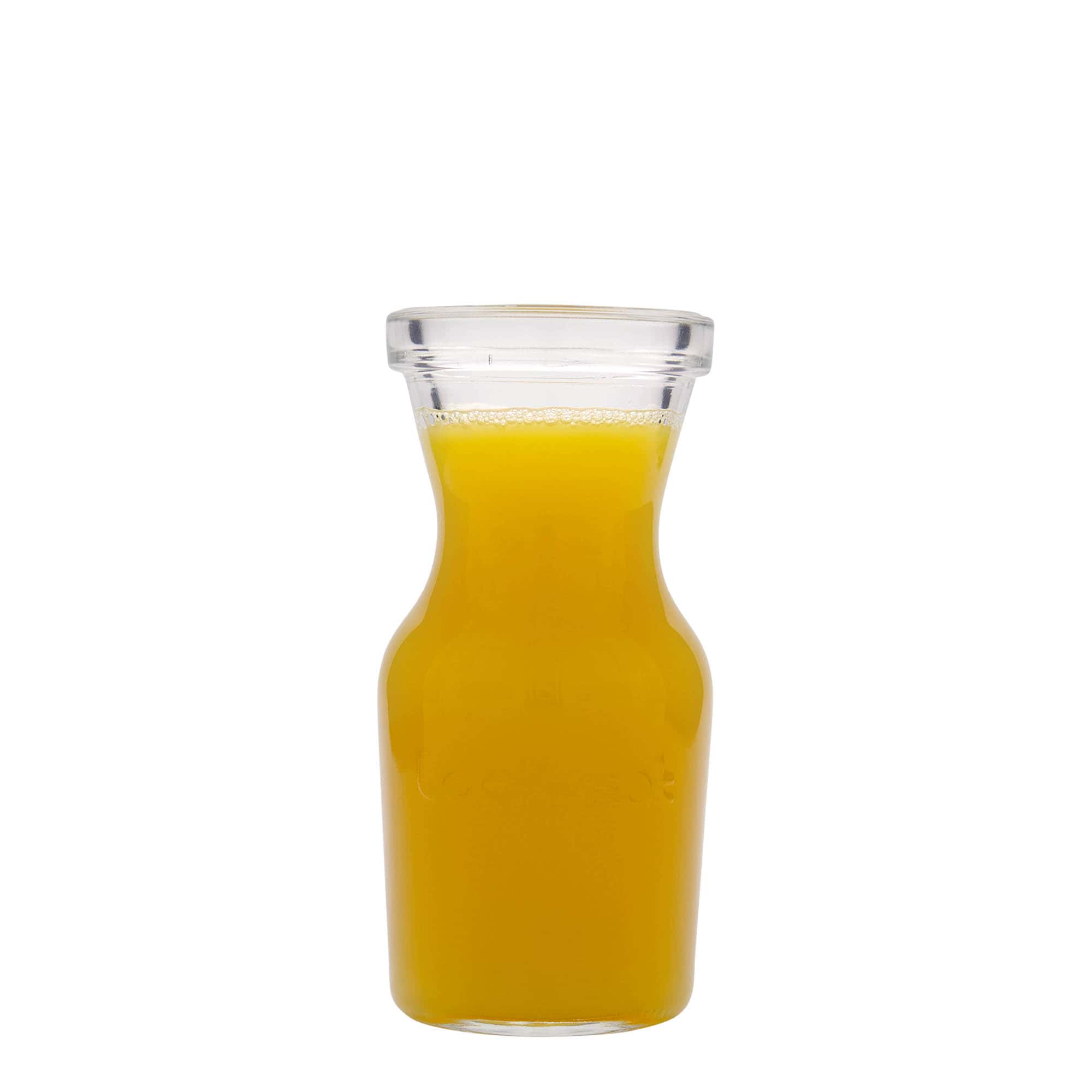 Carafe en verre 250 ml « Lock-Eat », ouverture : fermeture à pince métallique