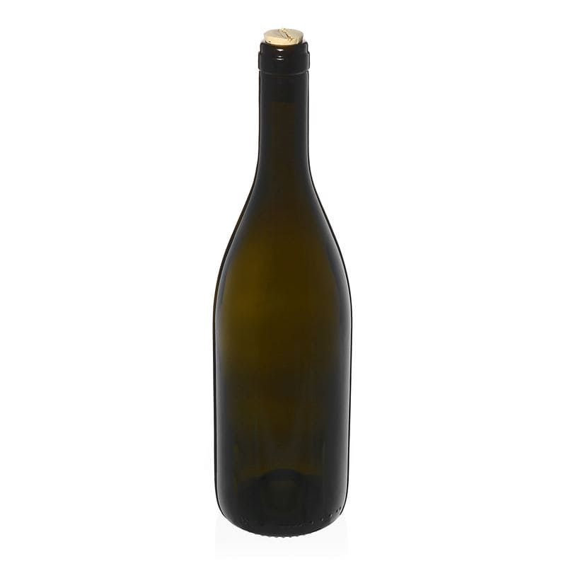 Bouteille de vin 750 ml 'Tiffany', vert antique, ouverture : bouchon