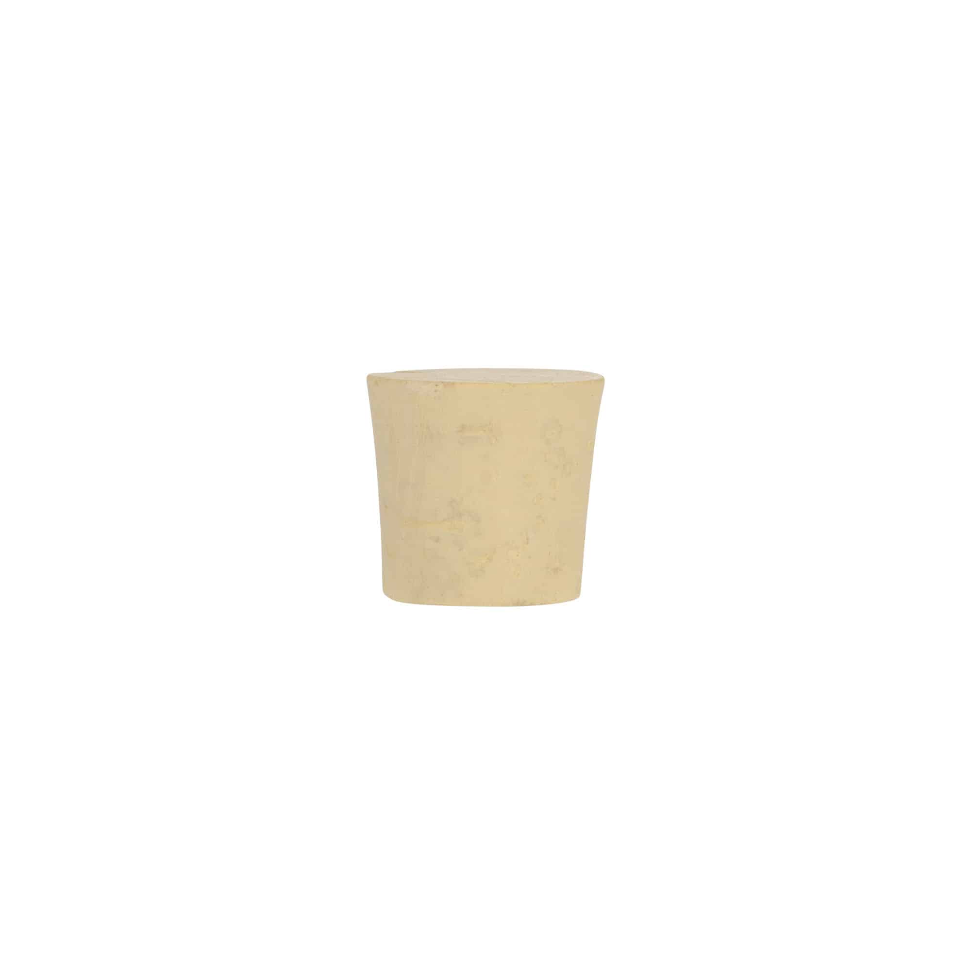 Bouchon pointu 24-28 x 27, liège naturel, blanchi, pour embouchure : liège