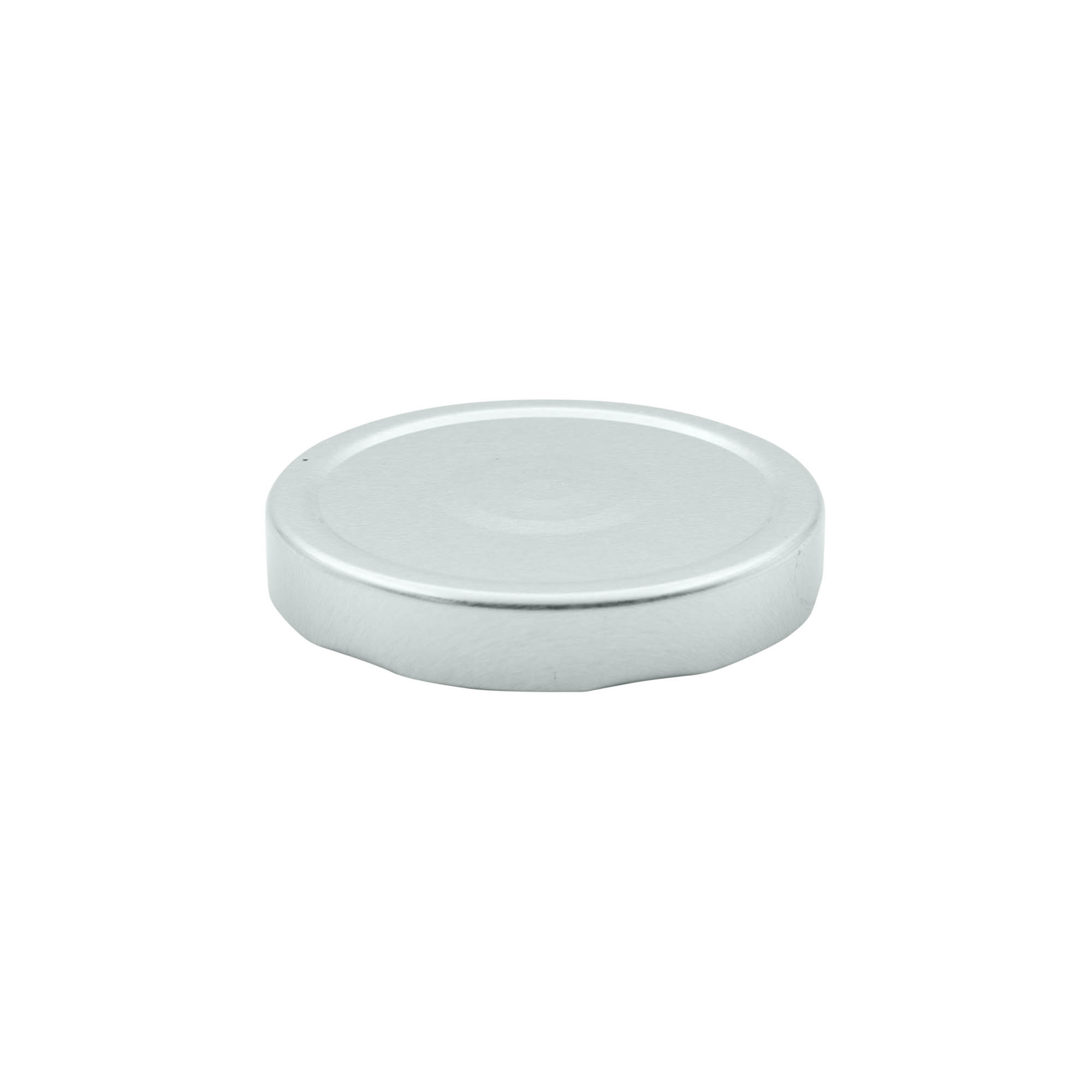 Bouchon à visser Deep-Twist-Off, tôle blanche, argenté, pour ouverture : Deep-TO 82 Bouchon à visser Deep-Twist-Off, tôle blanche, argenté, pour ouverture : Deep-TO 82