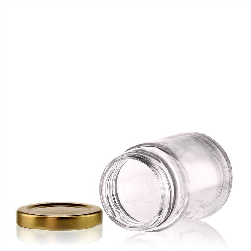 Verre rond haut de 106 ml, ouverture : Twist-Off (TO 48) Verre rond haut de 106 ml, ouverture : Twist-Off (TO 48)