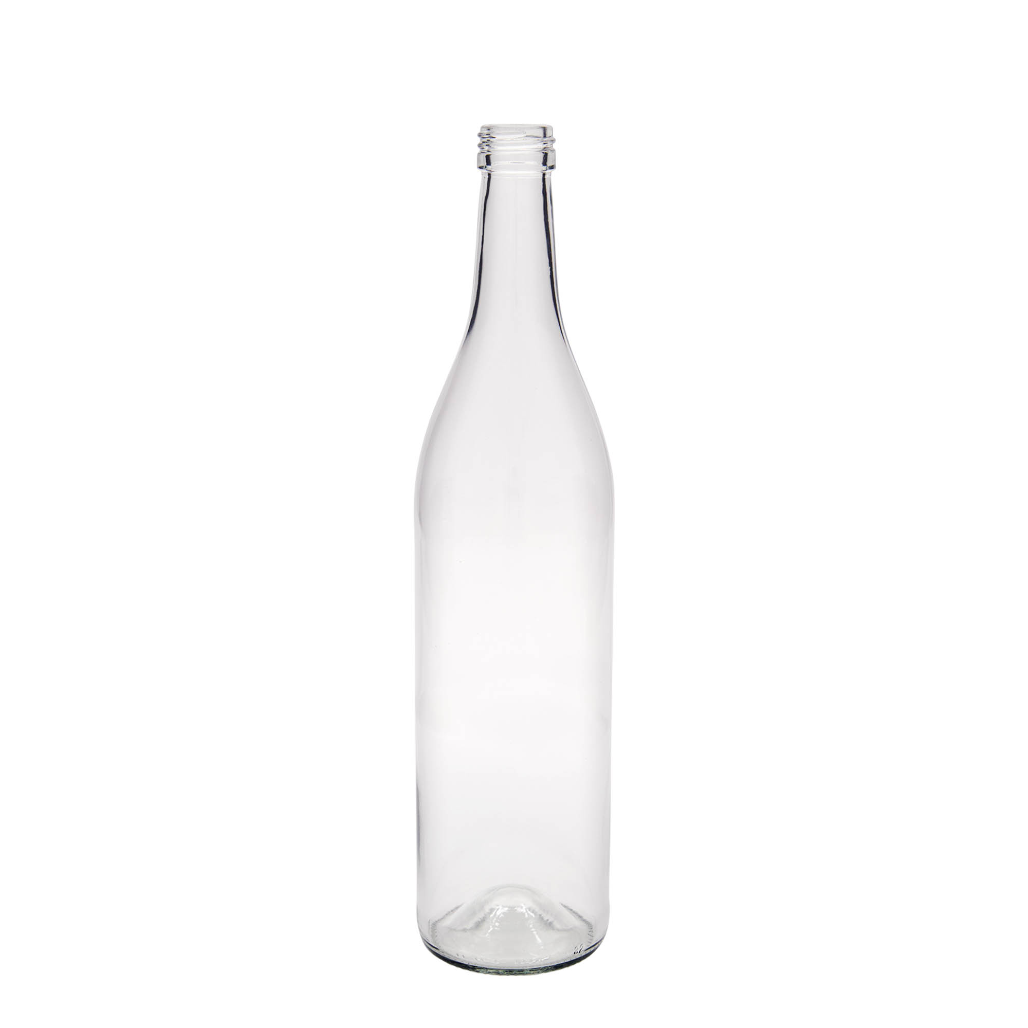 Bouteille en verre 700 ml 'Roger', ouverture : PP 28 Bouteille en verre 700 ml 'Roger', ouverture : PP 28