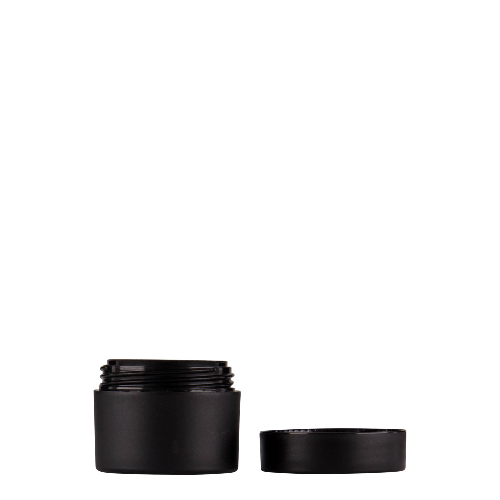 5 ml flacon en plastique « Antonella », PP, noir, ouverture : bouchon à vis
