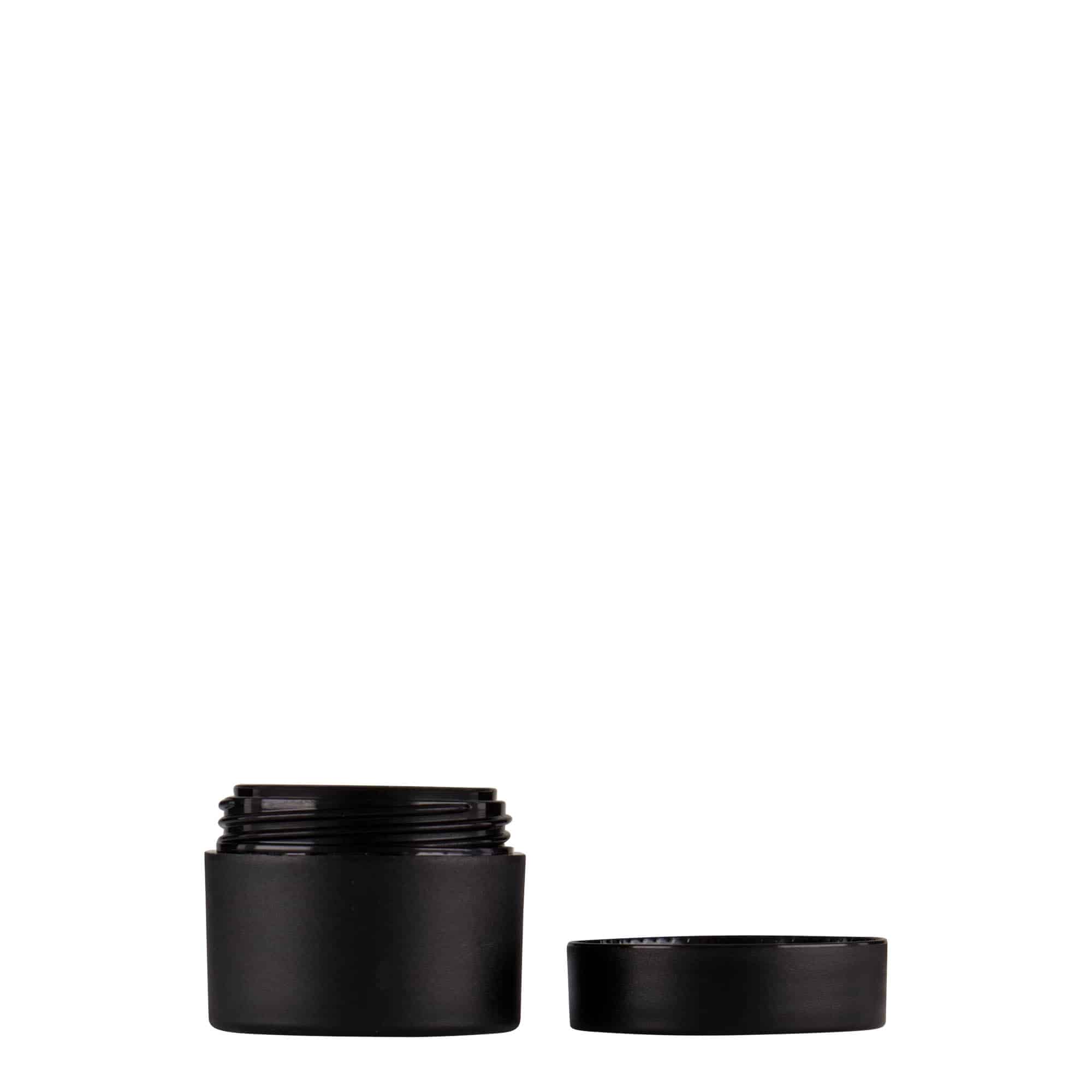 5 ml flacon en plastique « Antonella », PP, noir, ouverture : bouchon à vis