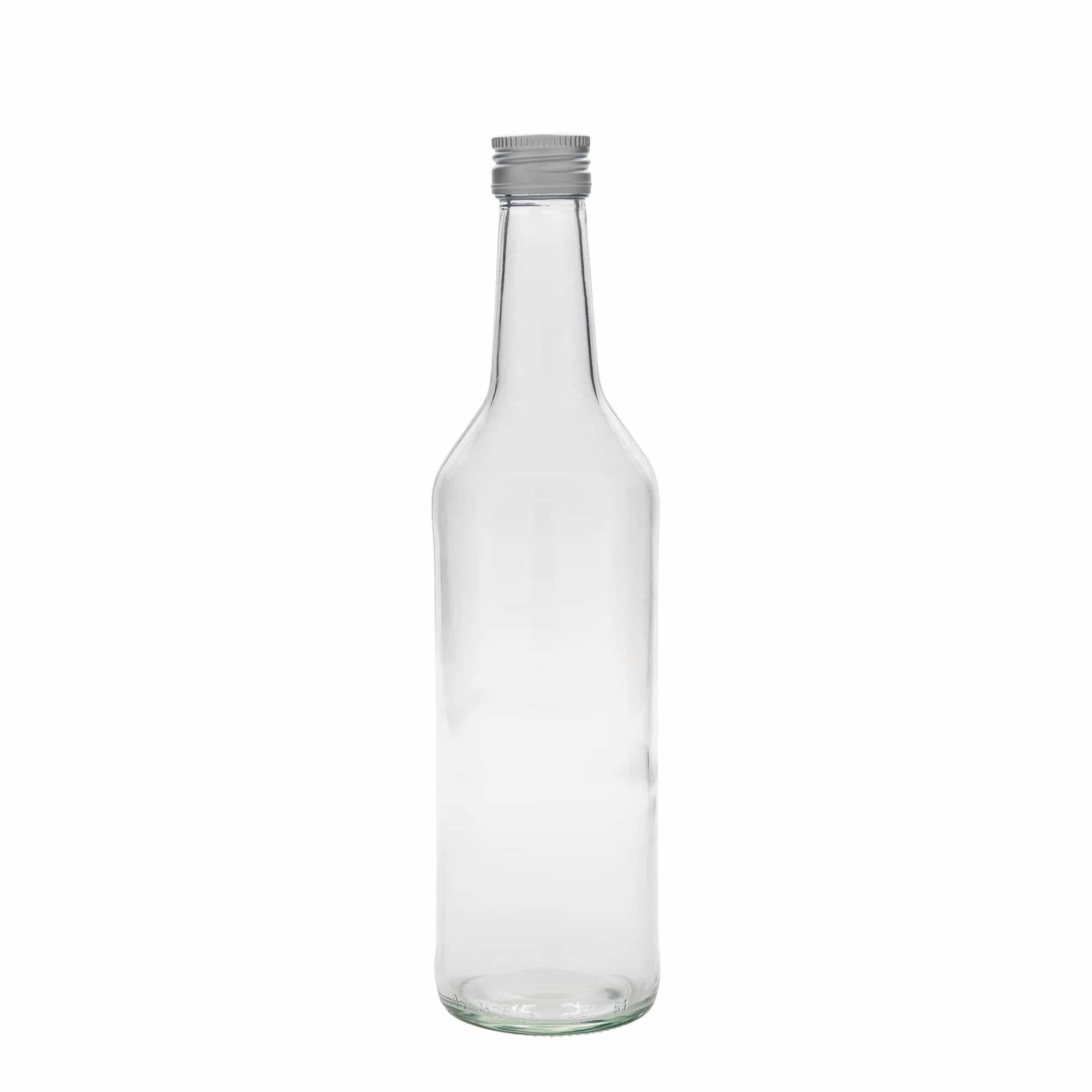 Bouteille en verre 500 ml à col droit, ouverture : PP 28