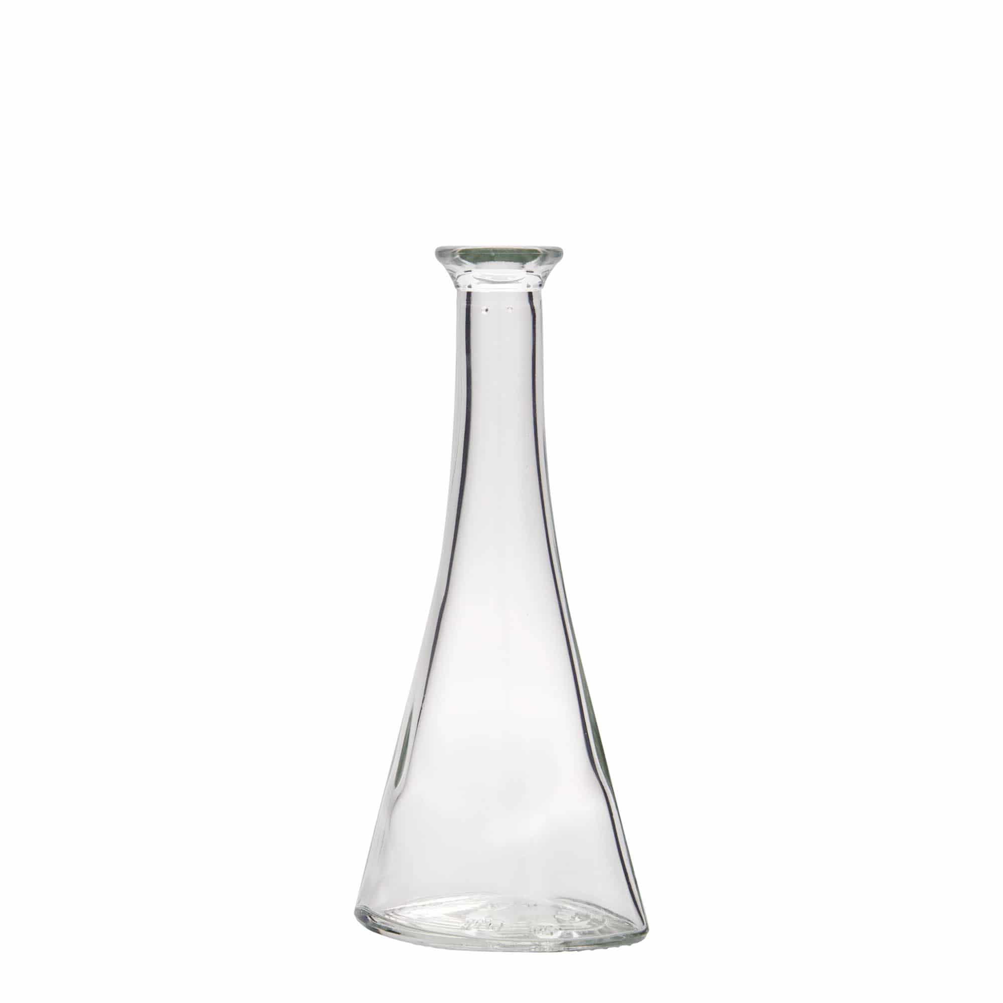 Flacon en verre 100 ml « Veronica », demi-rond, ouverture : bouchon en liège