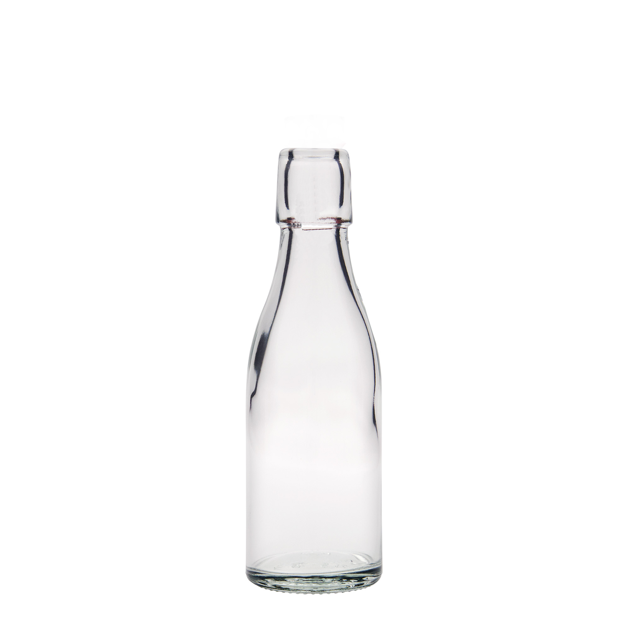 Bouteille en verre 200 ml 'Paul', ouverture : fermeture à bascule Bouteille en verre 200 ml 'Paul', ouverture : fermeture à bascule