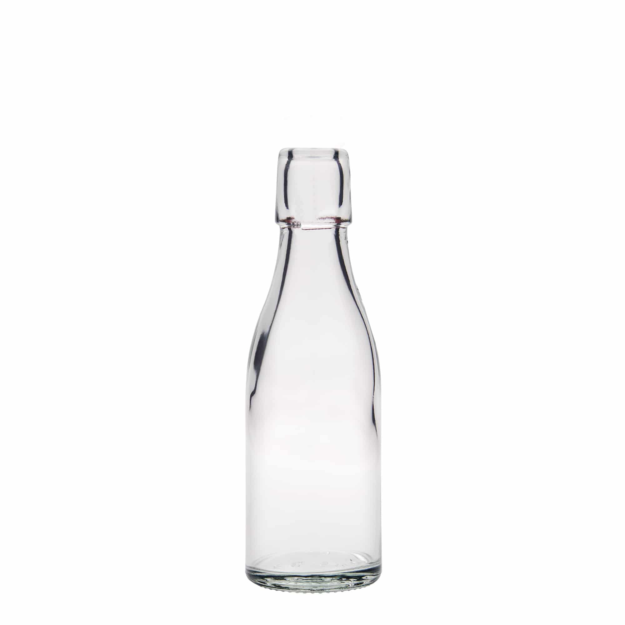 Bouteille en verre 200 ml « Paul », ouverture : fermeture à bascule