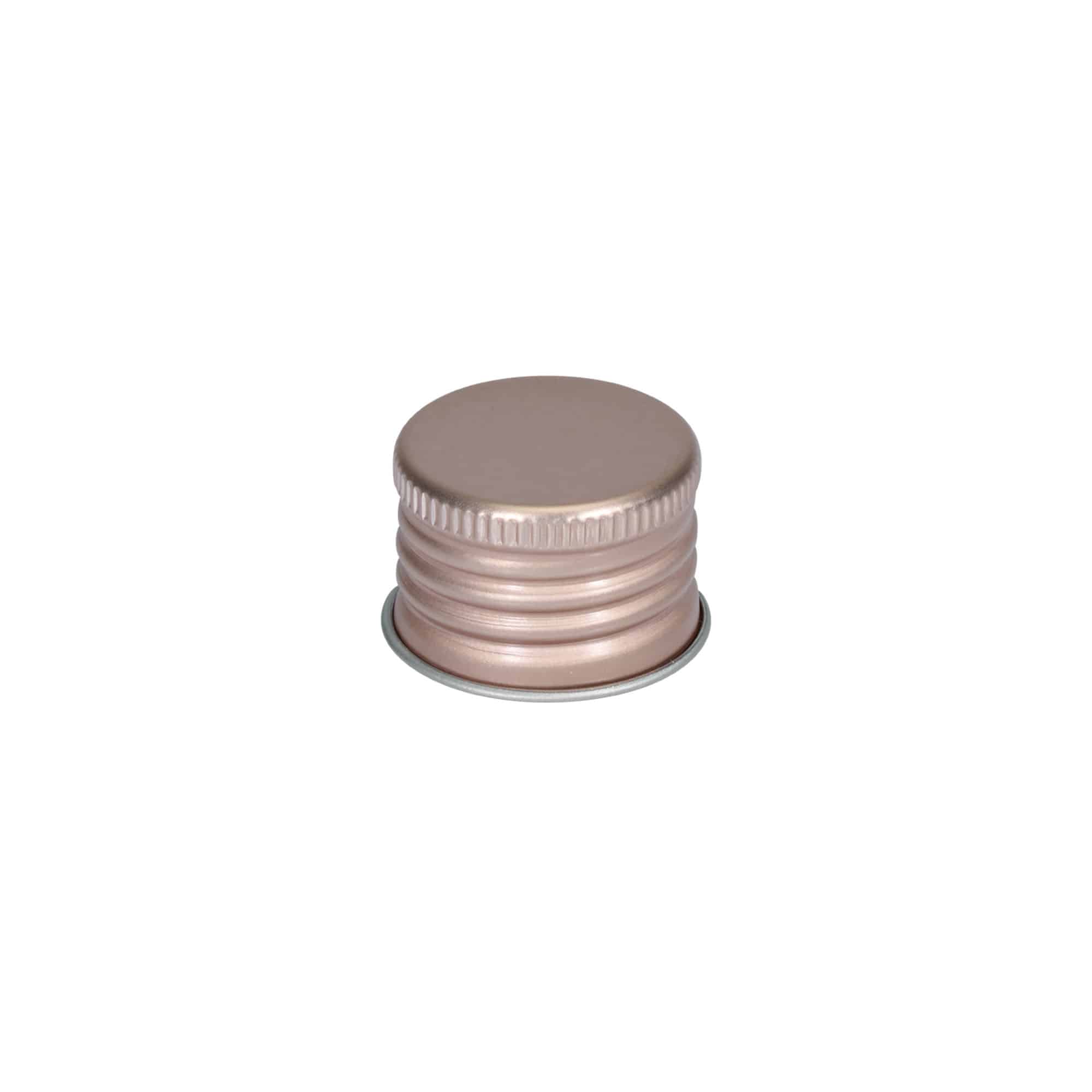Bouchon à vis, métal, rose, pour ouverture : 24/410