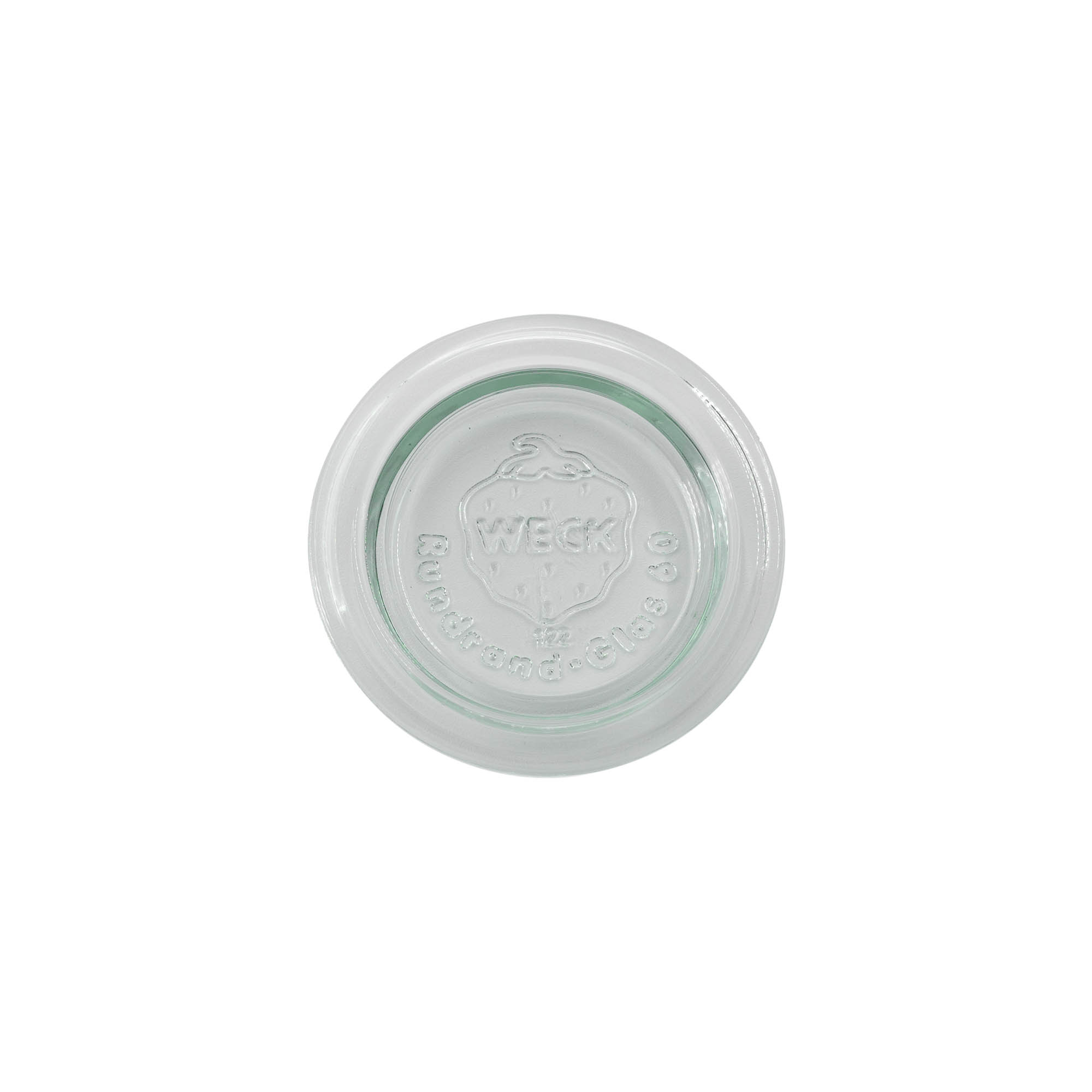 Couvercle en verre WECK à bord rond #, pour ouverture : RR60 Couvercle en verre WECK à bord rond #, pour ouverture : RR60