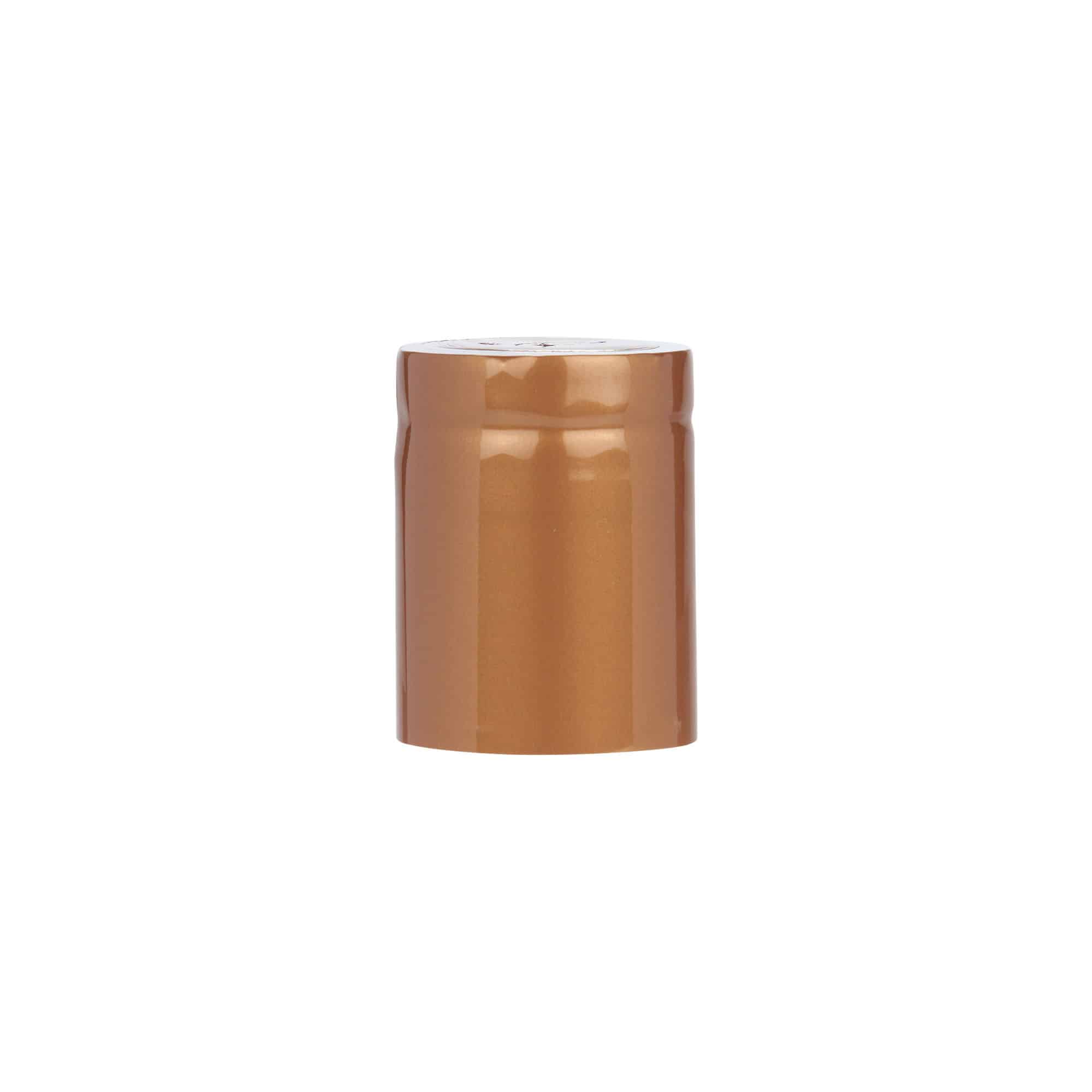 Capsule thermo-rétractable 32x41, plastique PVC, bronze Capsule thermo-rétractable 32x41, plastique PVC, bronze