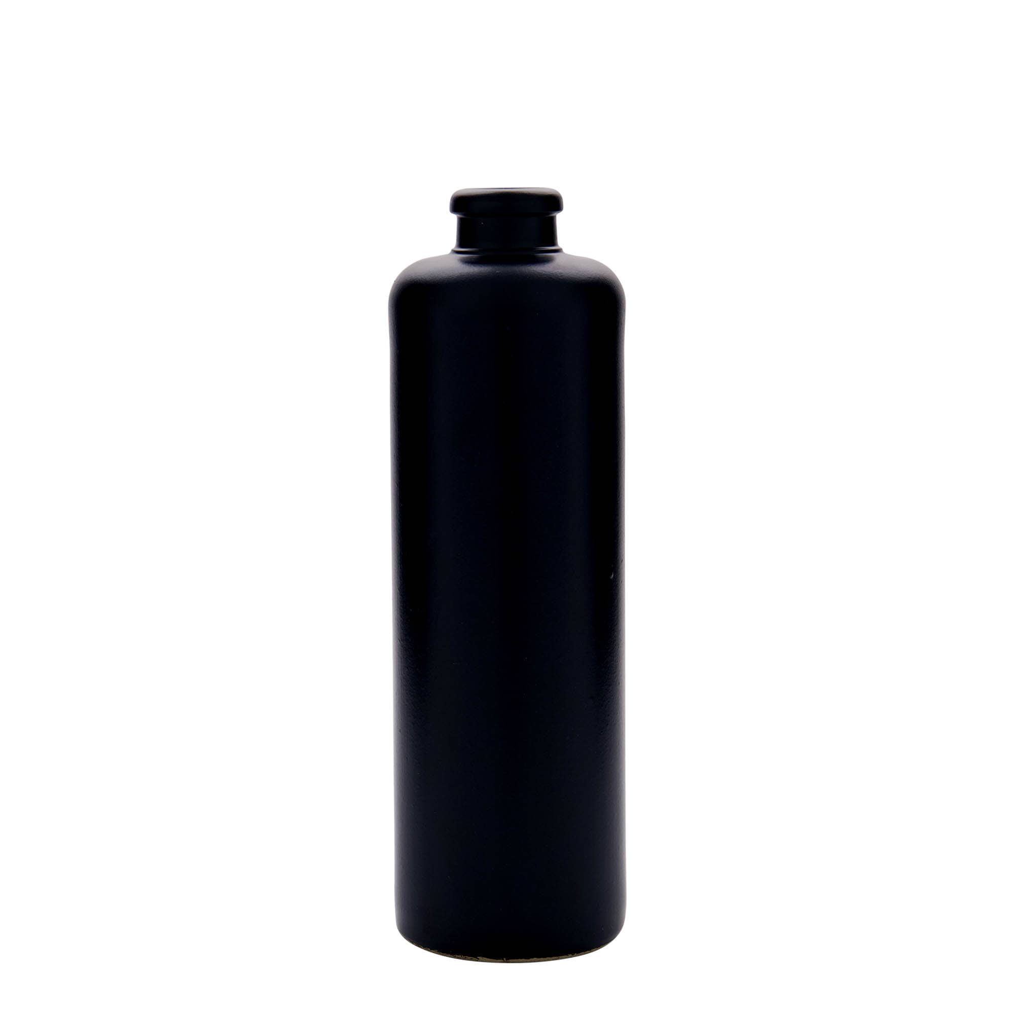 Chope en terre cuite 500 ml, grès, noir, bouchage: bouchon Chope en terre cuite 500 ml, grès, noir, bouchage: bouchon