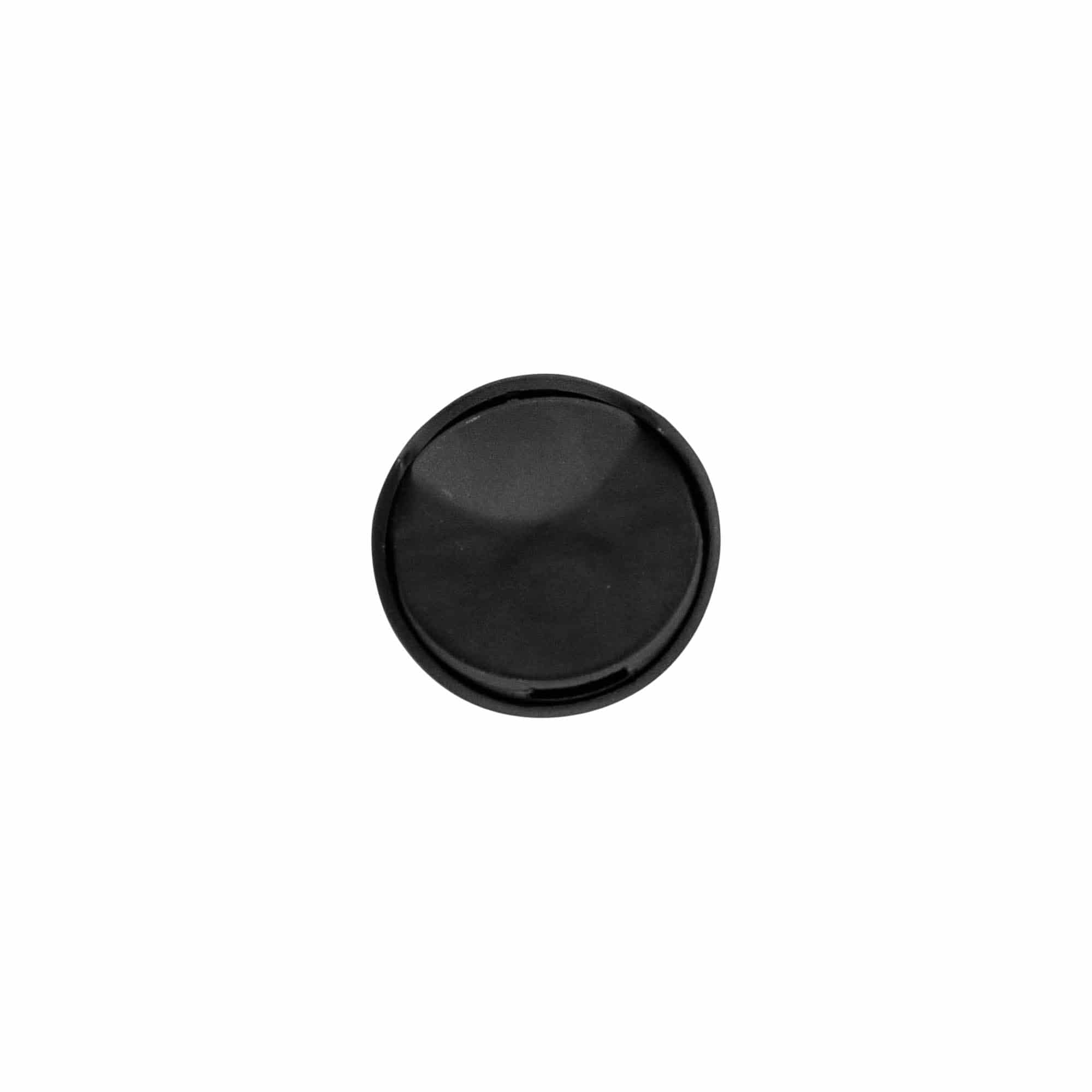 Bouchon à vis Disc Top, plastique PP, noir, pour ouverture : 24/410