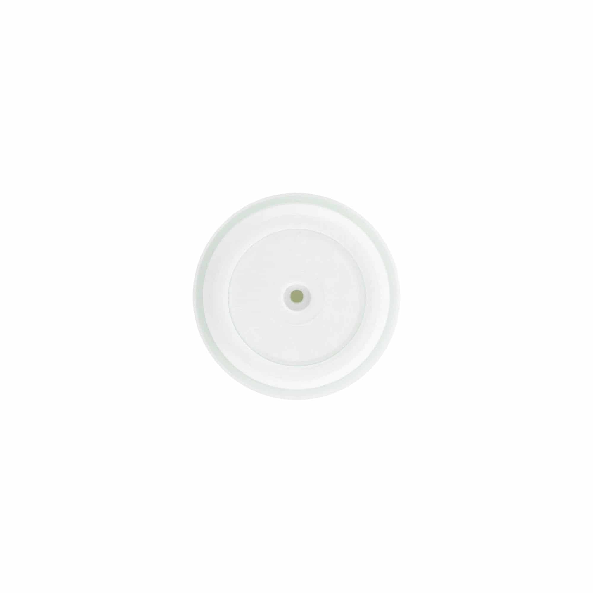 Flacon airless tête de pompe 'Micro', plastique PP, argenté