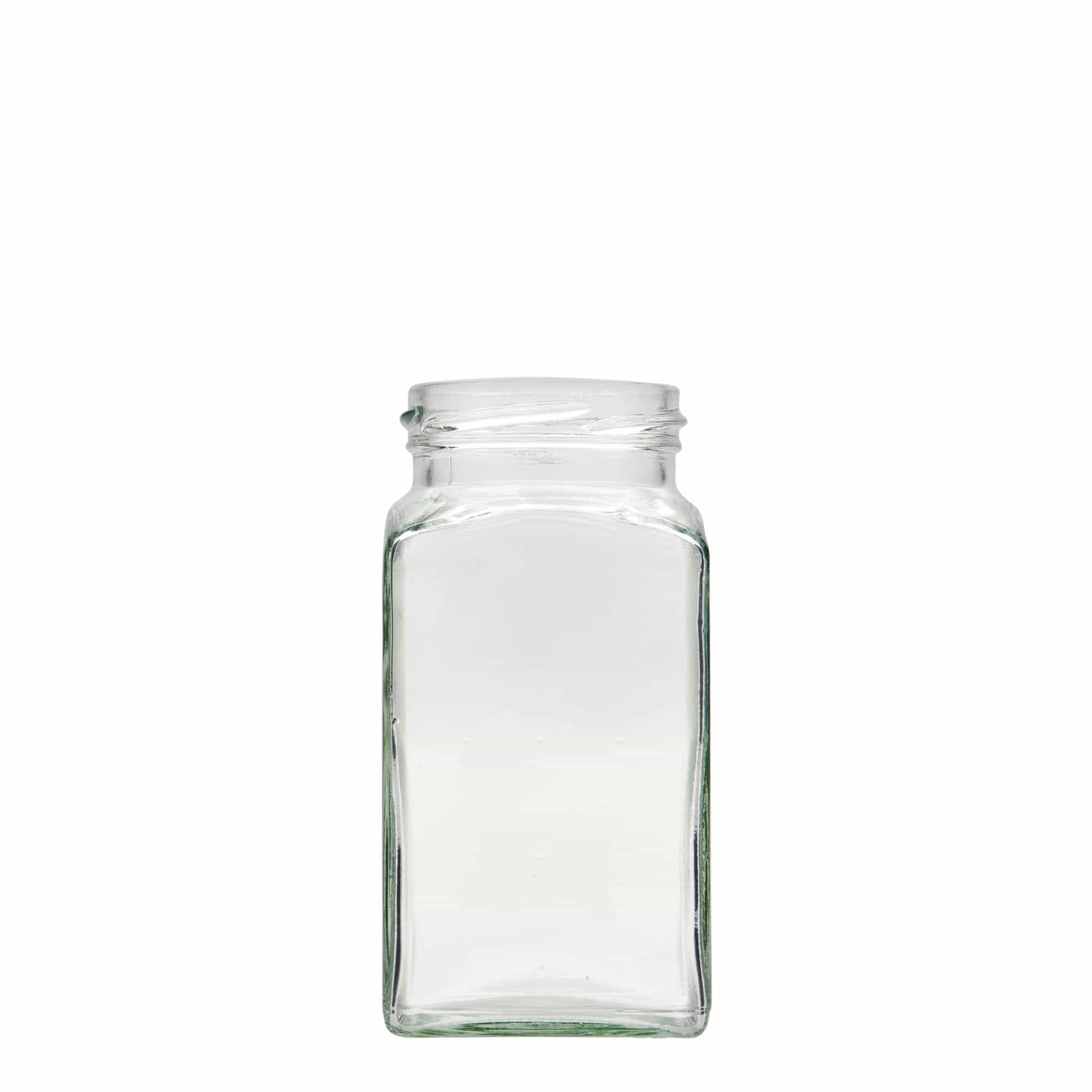 Bocal carré 312 ml, bouchage: Twist-Off (TO 58) Bocal carré 312 ml, bouchage: Twist-Off (TO 58)