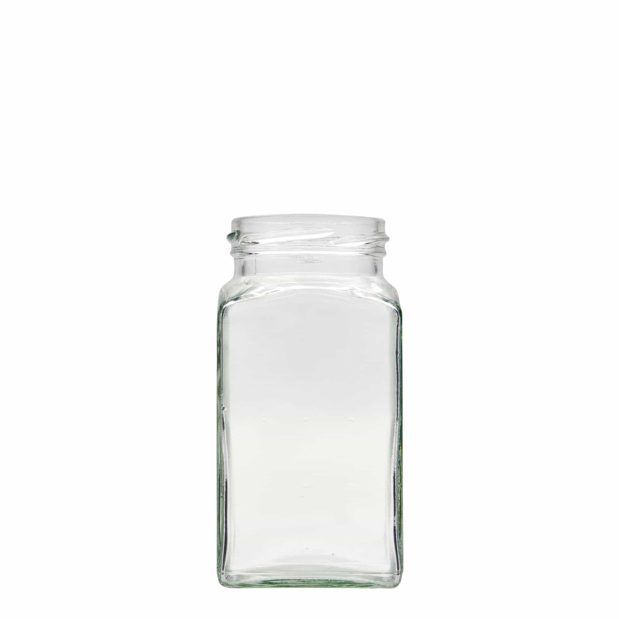312 ml en verre carré, ouverture : Twist-Off (TO 58)