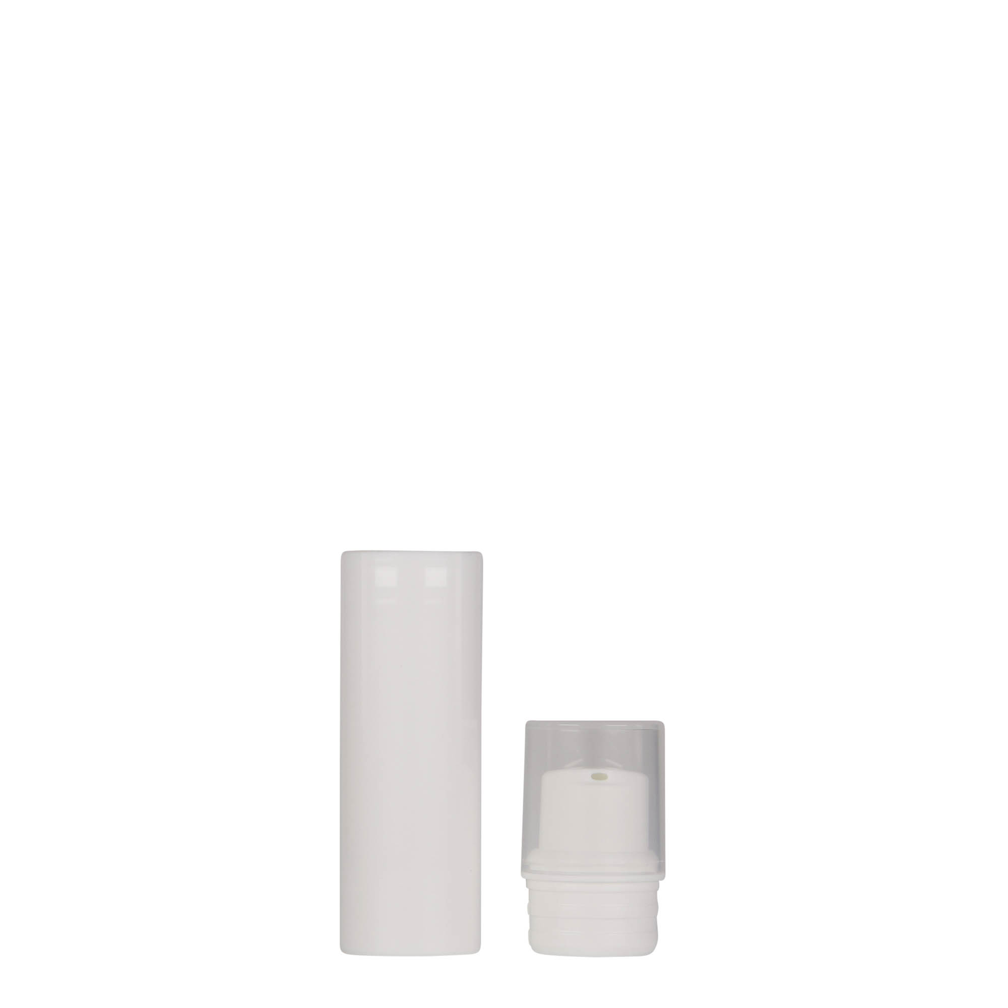 Distributeur airless 10 ml « Nano », plastique PP, blanc
