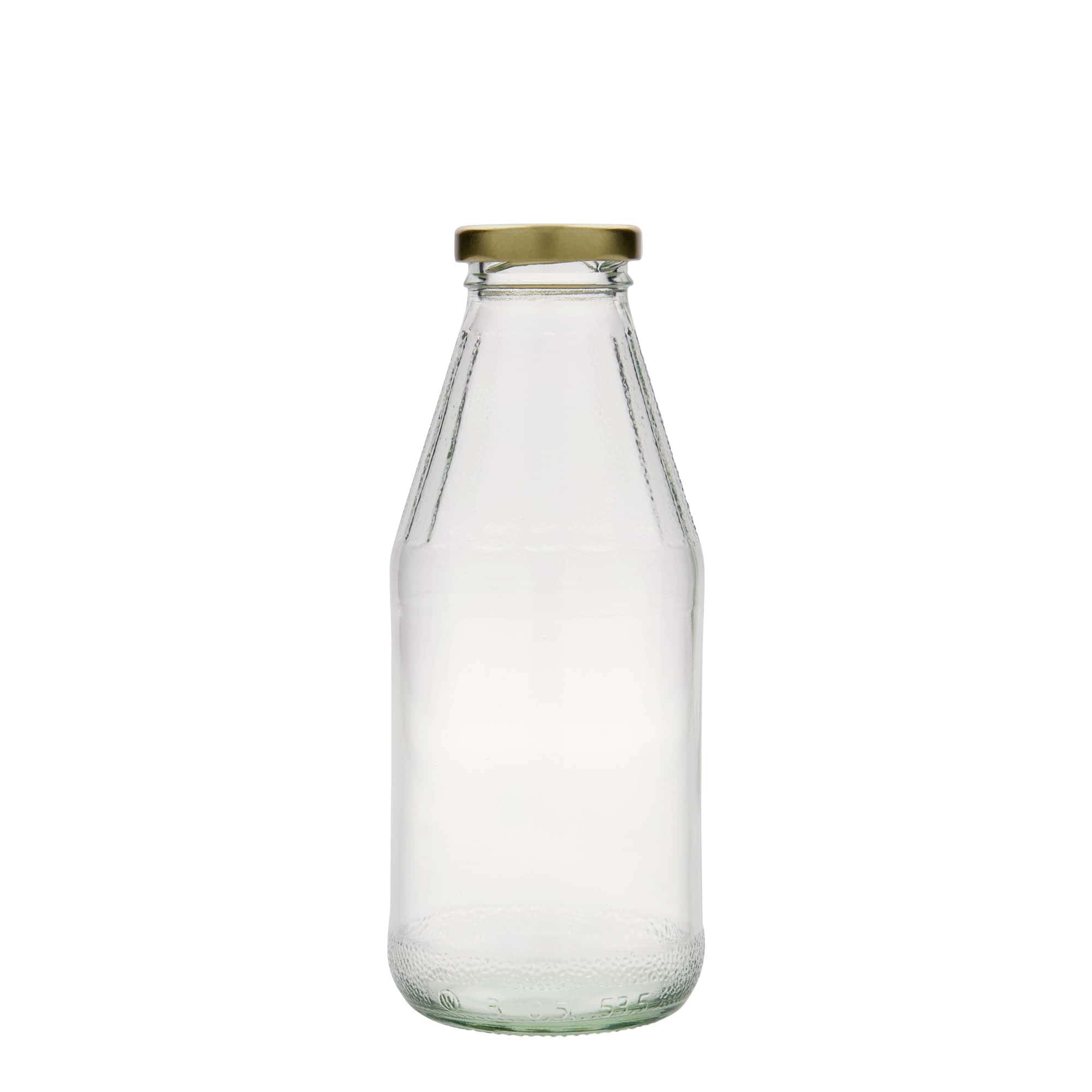 Bouteille universelle à large col de 500 ml, verre, ouverture : Twist-Off (TO 43)