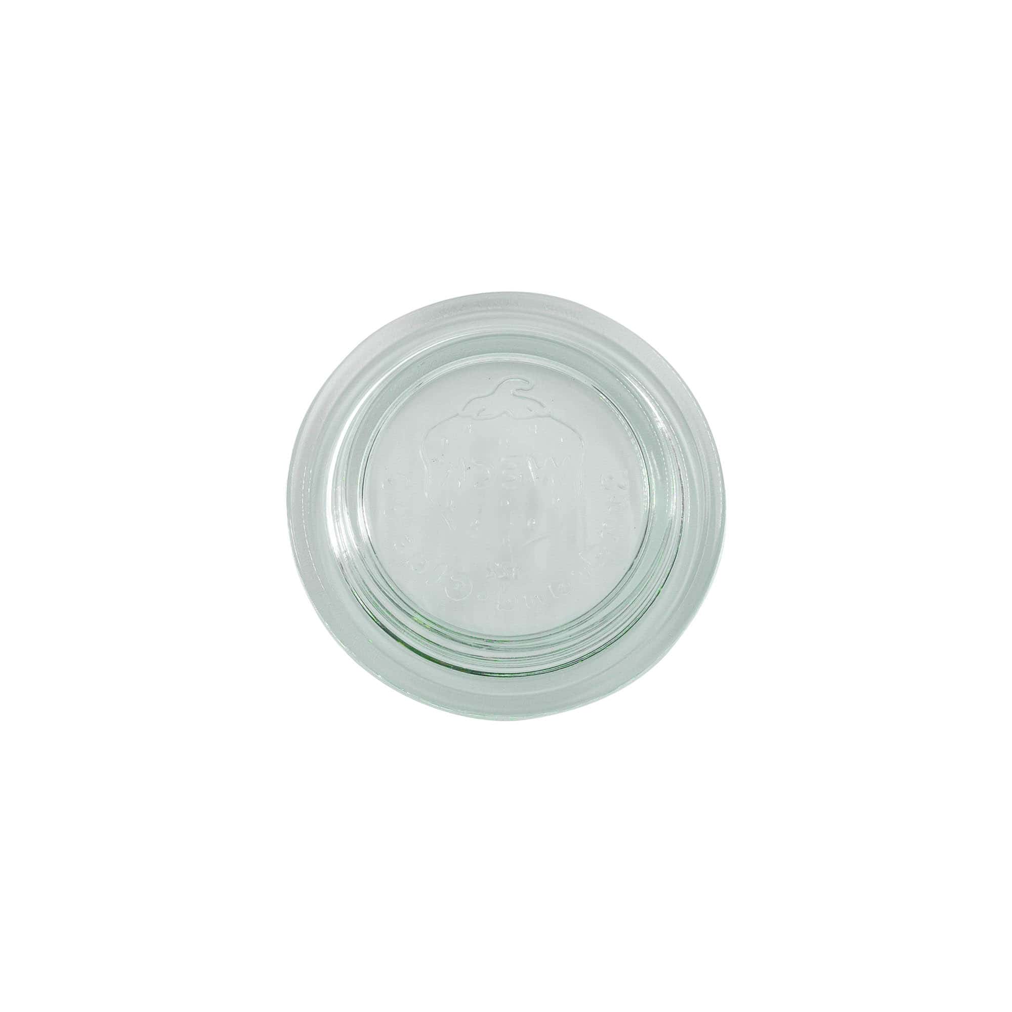 Couvercle en verre WECK à bord rond #, pour ouverture : RR60 Couvercle en verre WECK à bord rond #, pour ouverture : RR60