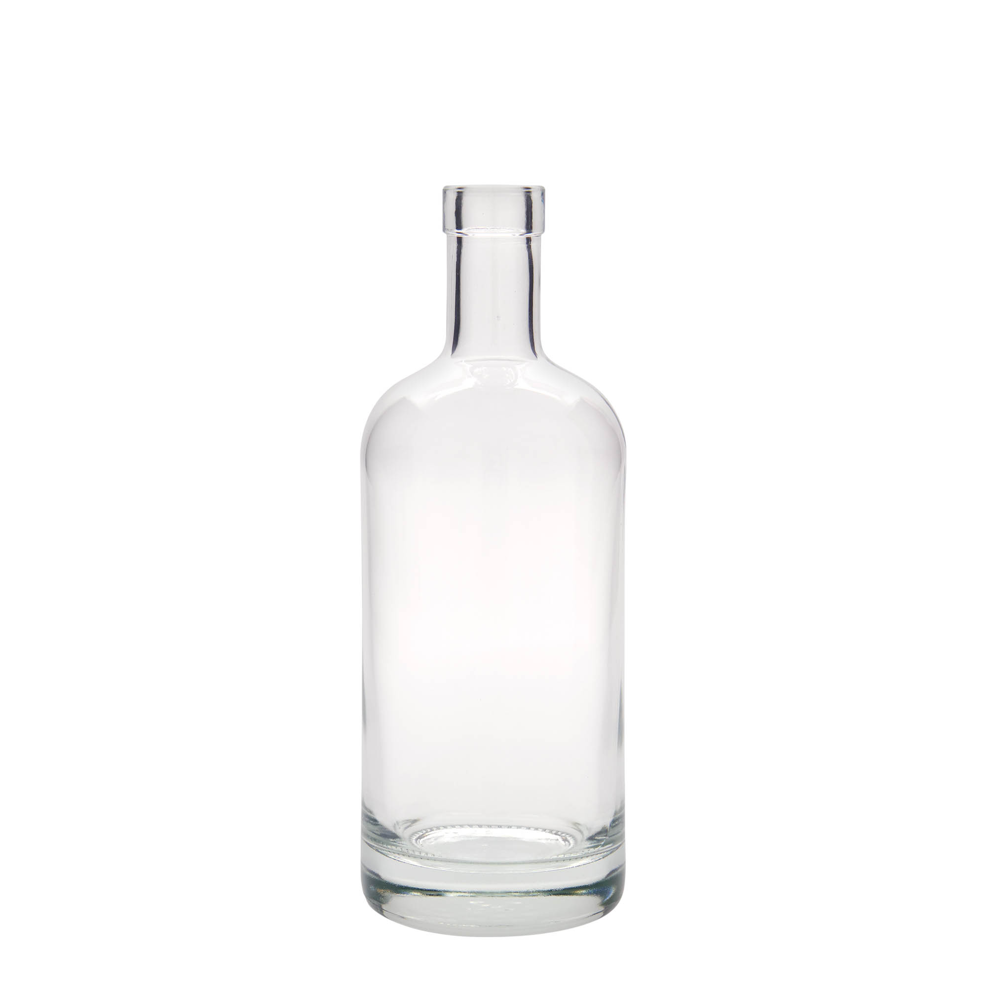 Bouteille en verre 500 ml « Linea Uno », ouverture : bouchon en liège Bouteille en verre 500 ml « Linea Uno », ouverture : bouchon en liège