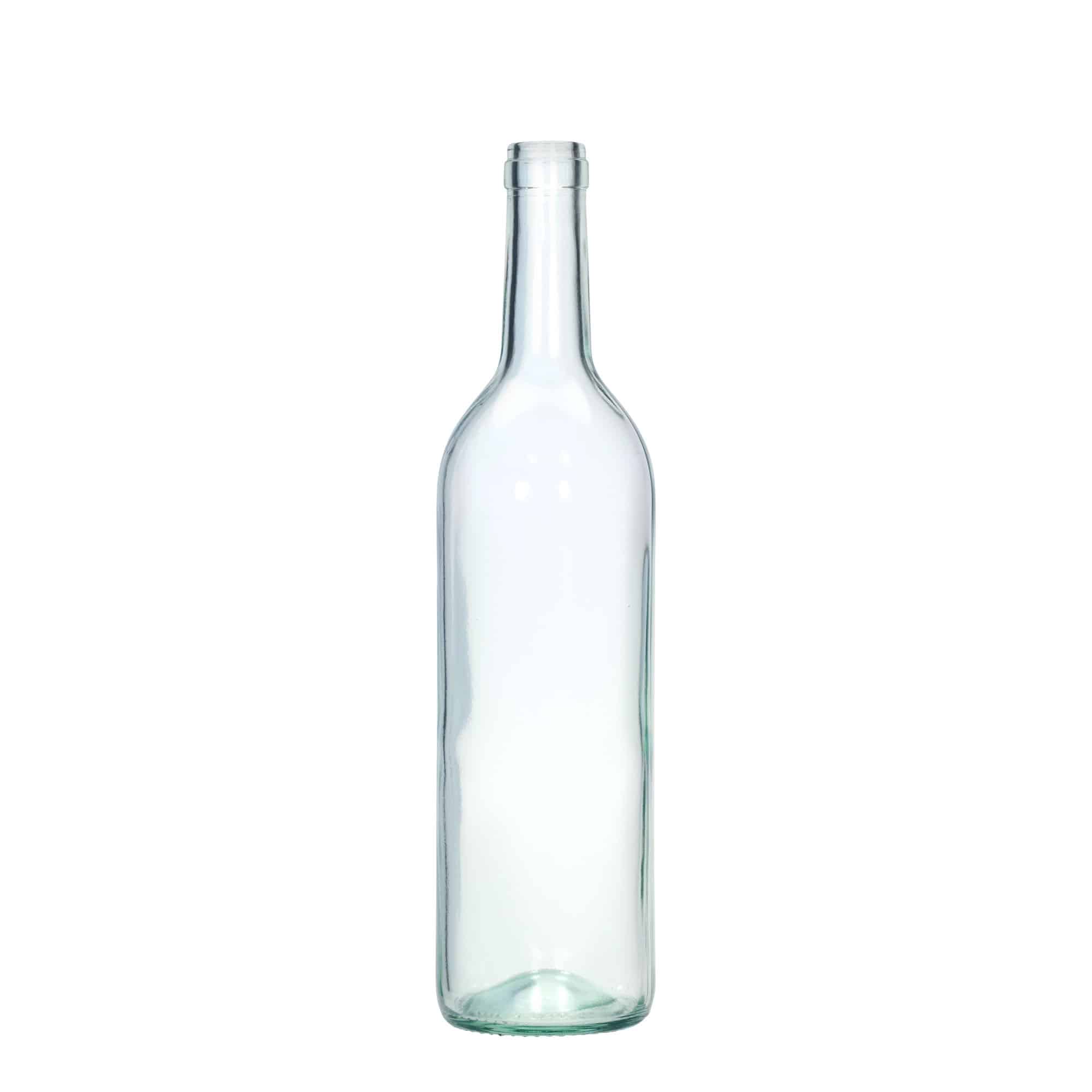 Bouteille en verre de 750 ml 'Bordeaux Tradition', bouche : liège Bouteille en verre de 750 ml 'Bordeaux Tradition', bouche : liège