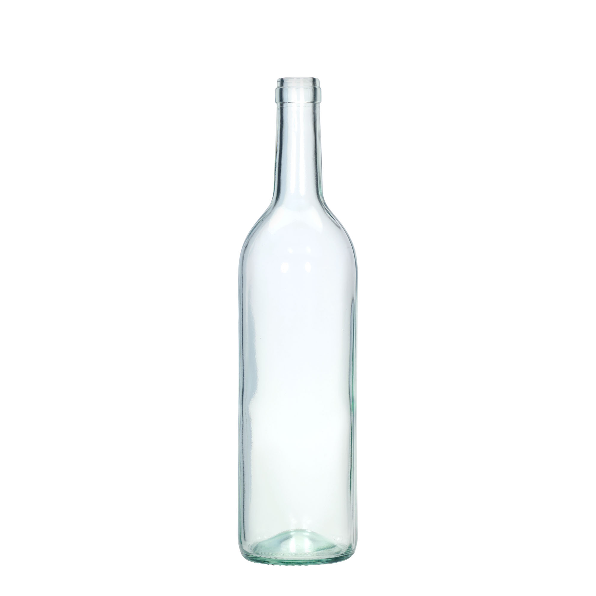 Bouteille en verre 750 ml « Bordeaux Tradition », ouverture : bouchon en liège Bouteille en verre 750 ml « Bordeaux Tradition », ouverture : bouchon en liège