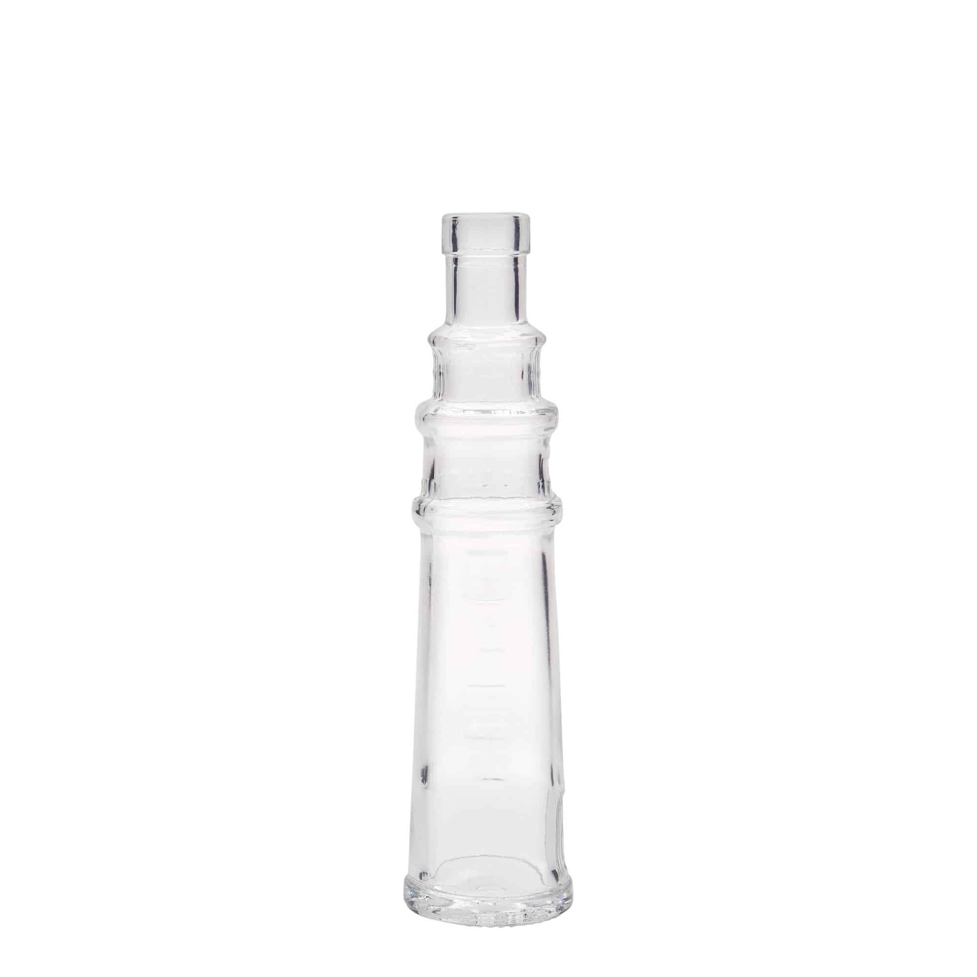 Flacon en verre 100 ml « Leuchtturm », ouverture : bouchon en liège