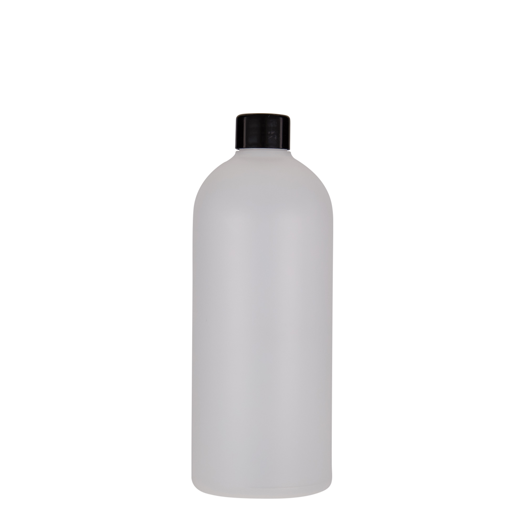 Bouteille en plastique 500 ml 'Tuffy', HDPE, naturel, ouverture : 24/410 Bouteille en plastique 500 ml 'Tuffy', HDPE, naturel, ouverture : 24/410