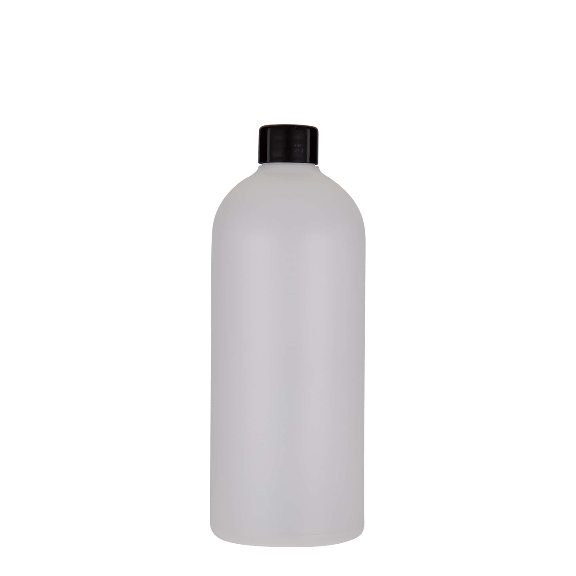 Bouteille en plastique 500 ml « Tuffy », HDPE, naturel, ouverture : 24/410
