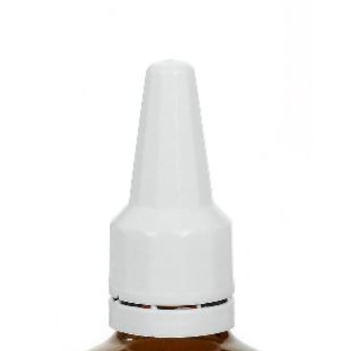 Bouchon à vis avec applicateur, plastique PE, blanc, pour ouverture : DIN 18 Bouchon à vis avec applicateur, plastique PE, blanc, pour ouverture : DIN 18