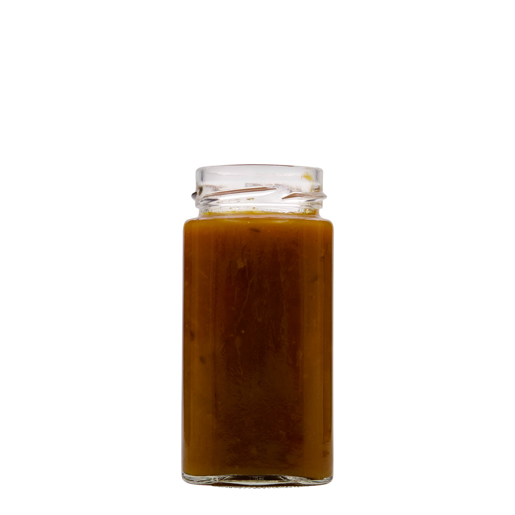 314 ml Verre carré « Funny », ouverture : Deep-Twist-Off (DTO 58)