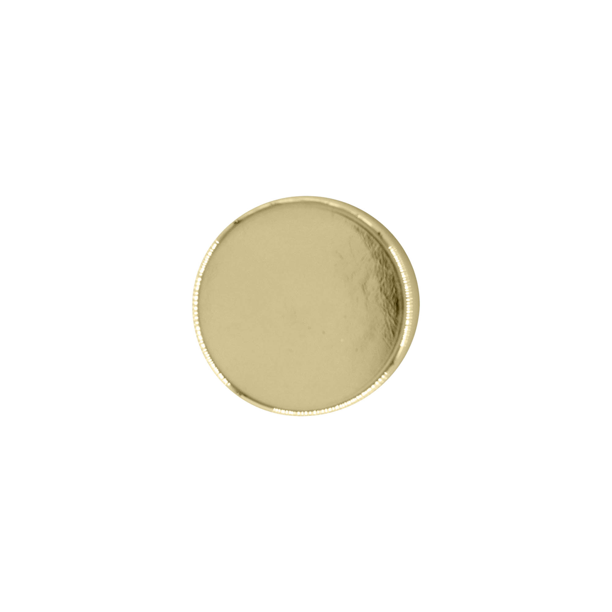 Bouchon à vis, plastique ABS, doré, pour ouverture : GPI 28/400
