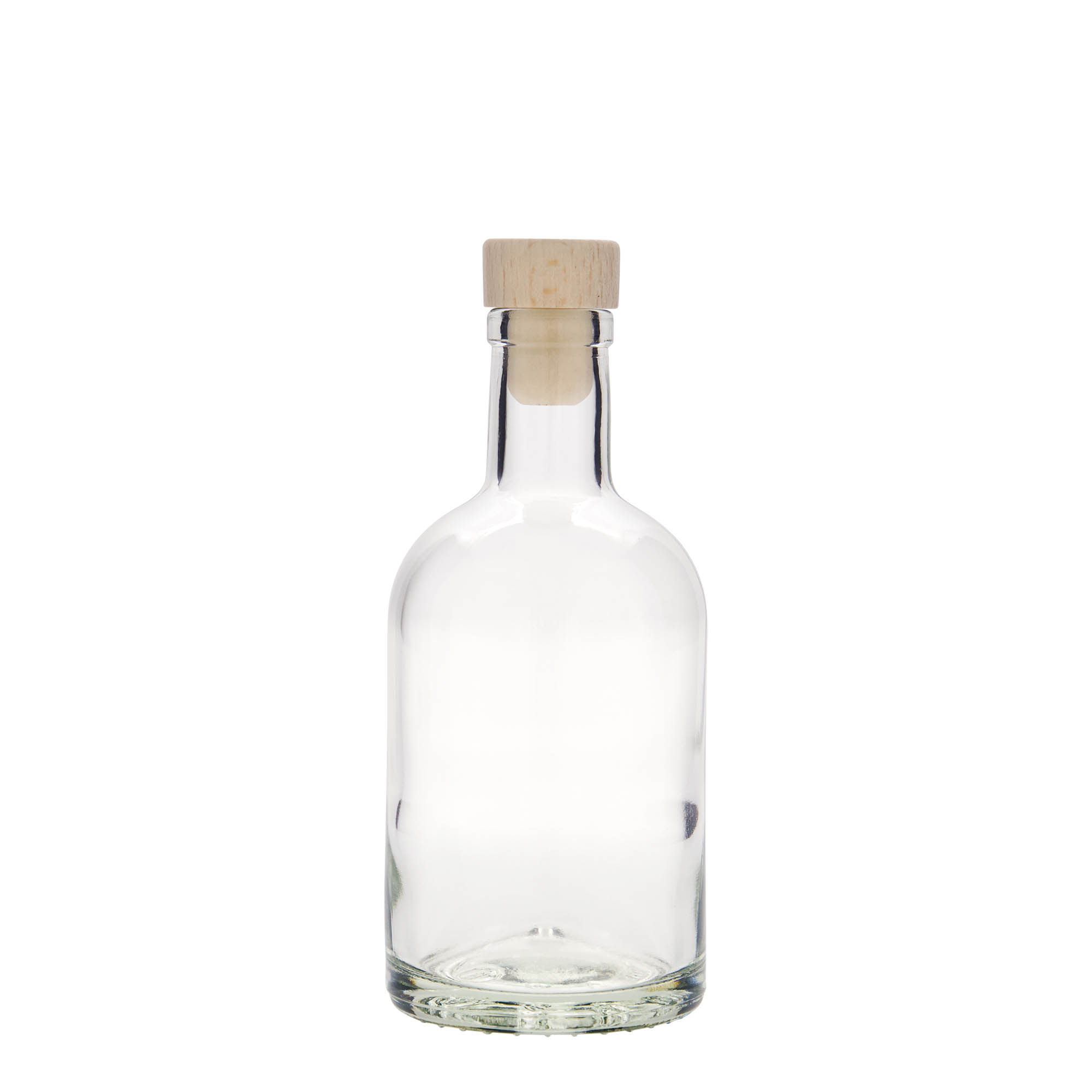 Flacon en verre 250 ml « First Class », ouverture : bouchon en liège Flacon en verre 250 ml « First Class », ouverture : bouchon en liège