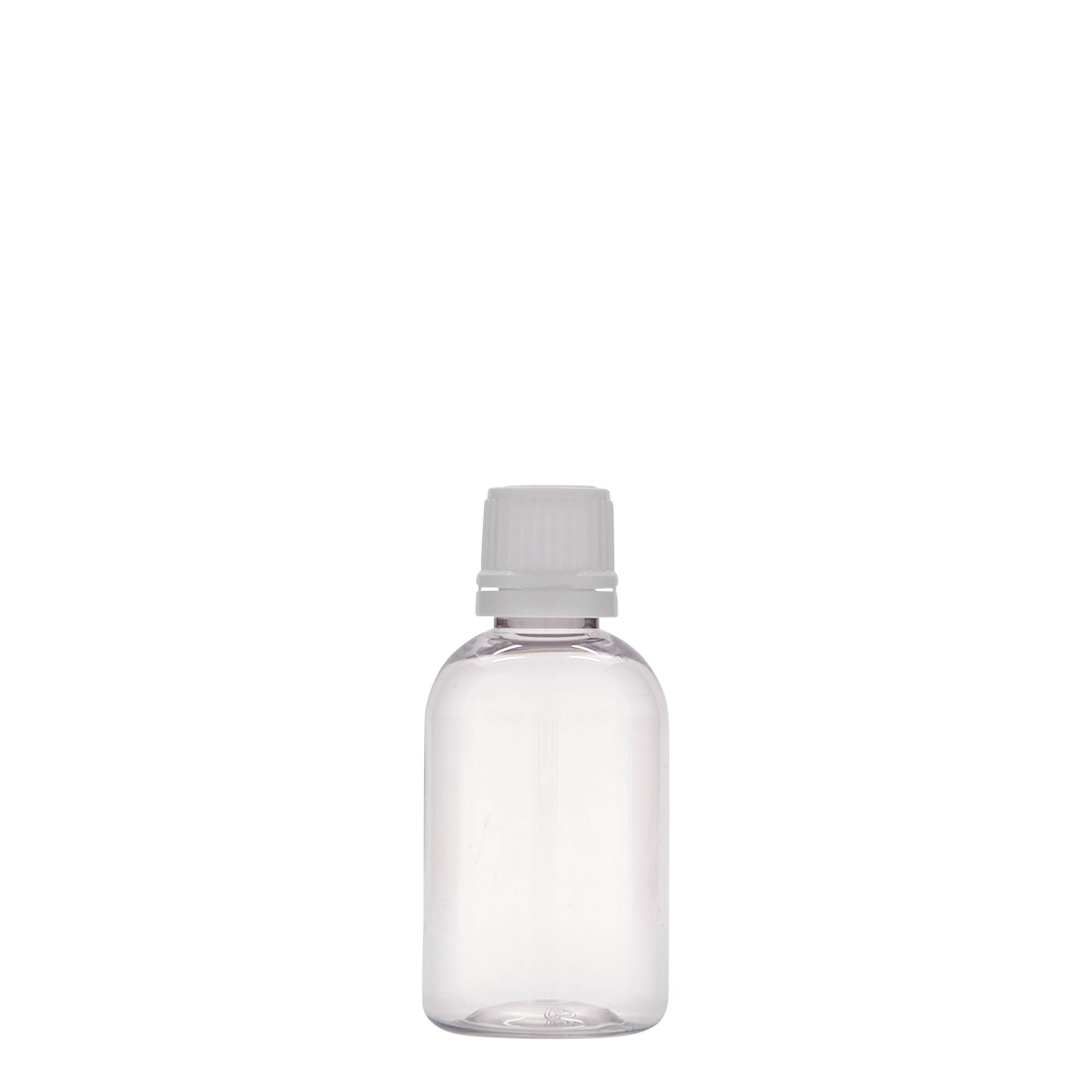 Flacon médical PET 50 ml 'Easy Living', plastique, ouverture : DIN 18