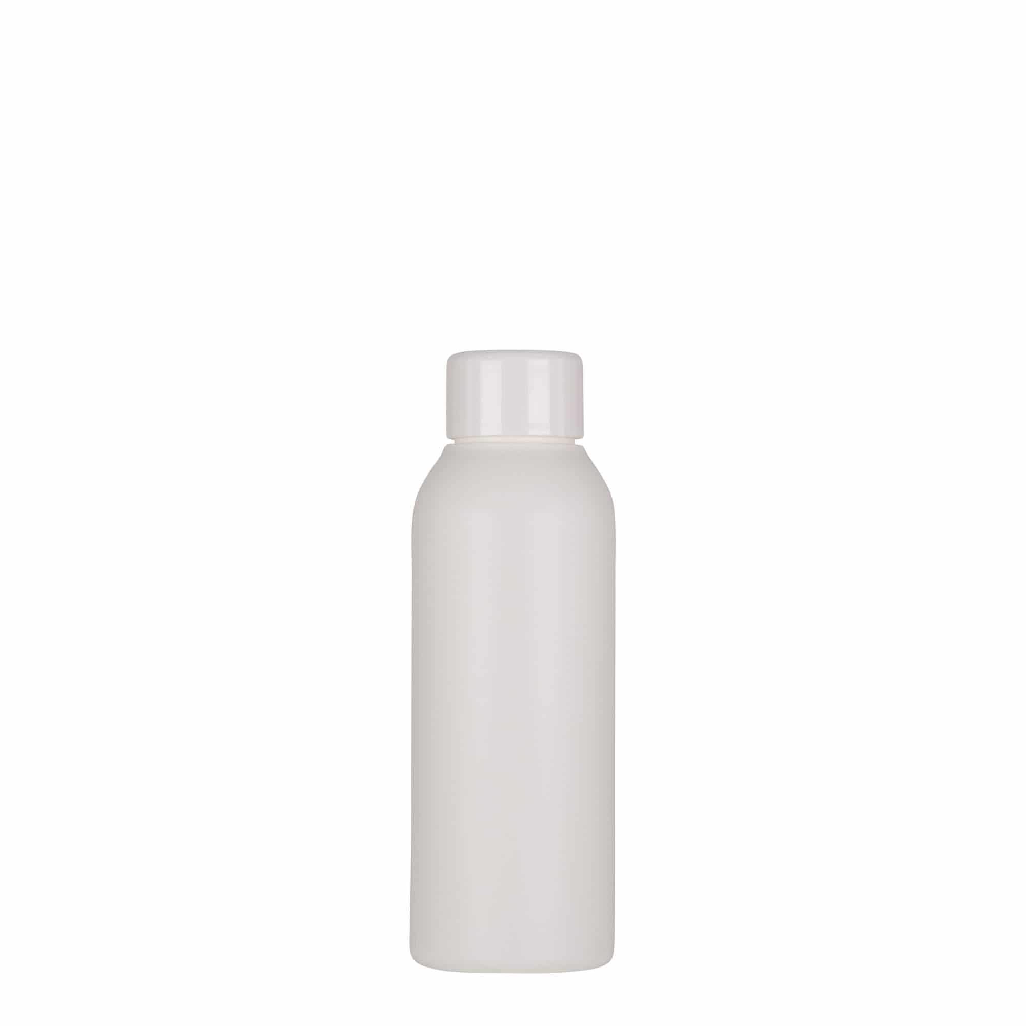 Flacon en plastique 100 ml 'Tuffy', PEHD, blanc, ouverture : 24/410