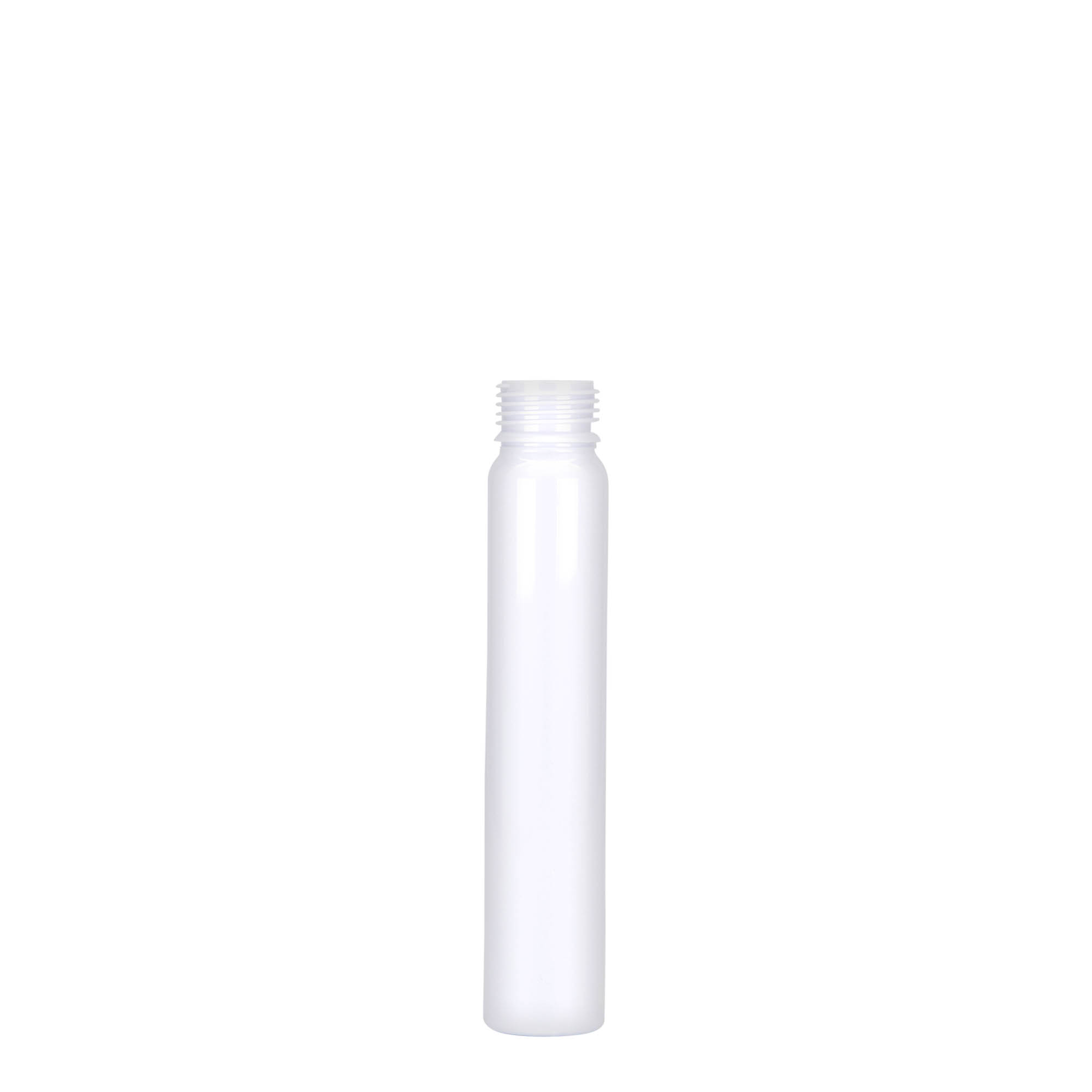 25 ml tube PET, plastique, blanc, ouverture : bouchon à vis