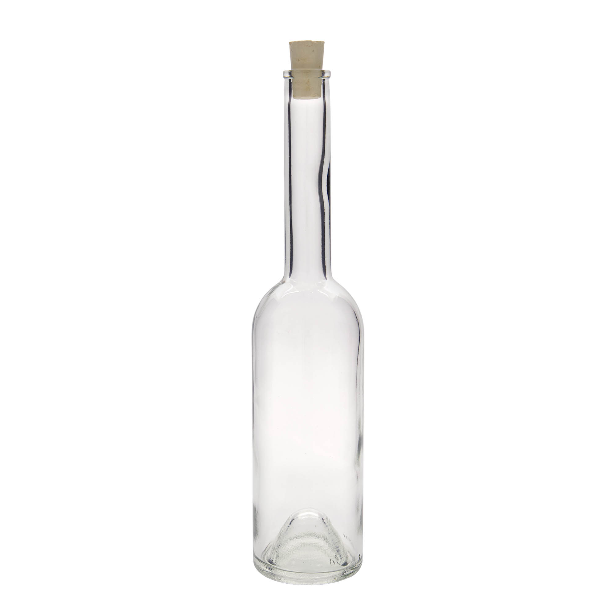 Bouteille en verre 500 ml 'Opera', ouverture : bouchon en liège Bouteille en verre 500 ml 'Opera', ouverture : bouchon en liège