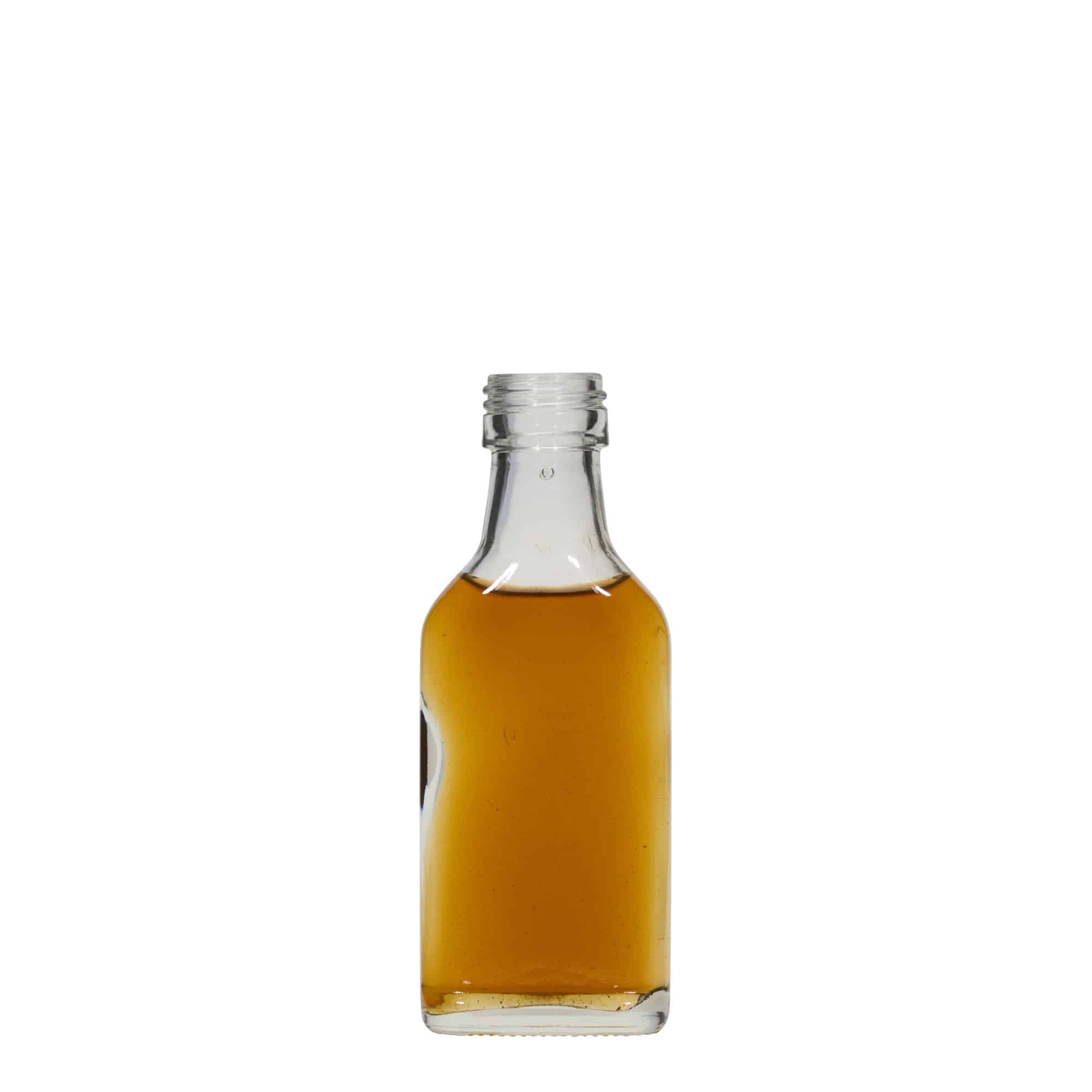 Flacon de poche 40 ml, rectangulaire, ouverture : PP 22 Flacon de poche 40 ml, rectangulaire, ouverture : PP 22
