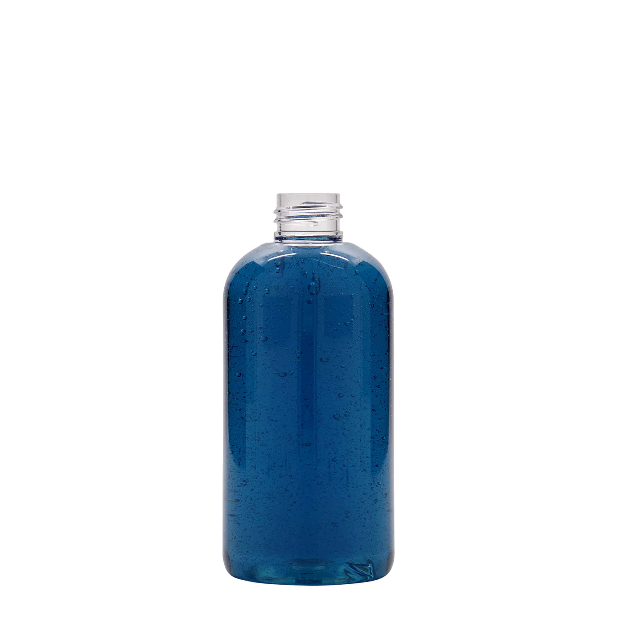 Bouteille PET 250 ml 'Boston', plastique, ouverture : 24/410 Bouteille PET 250 ml 'Boston', plastique, ouverture : 24/410