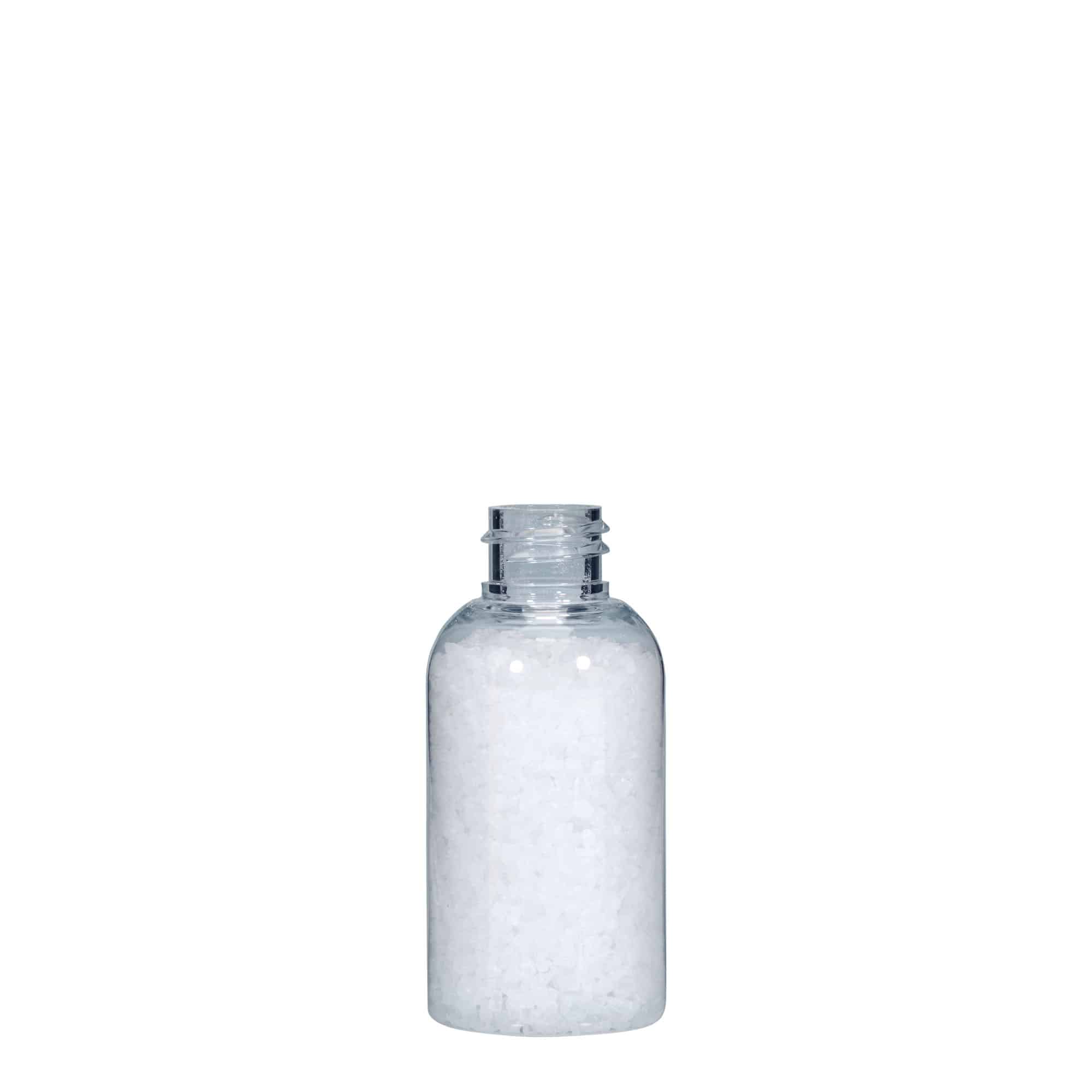 Bouteille en PET 50 ml 'Boston', plastique, bouchage: GPI 20/410